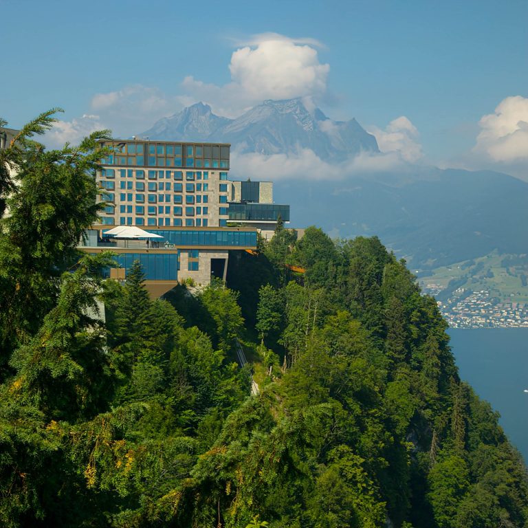 Burgenstock Hotel & Alpine Spa – Obburgen, Switzerland – Hotel Exterior