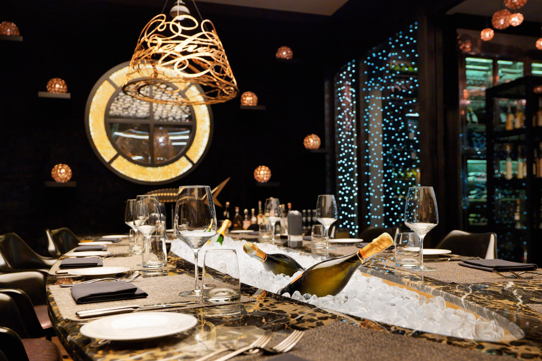 JW Marriott Absheron Baku Hotel – Baku, Azerbaijan – OroNero Bar & Ristorante Table