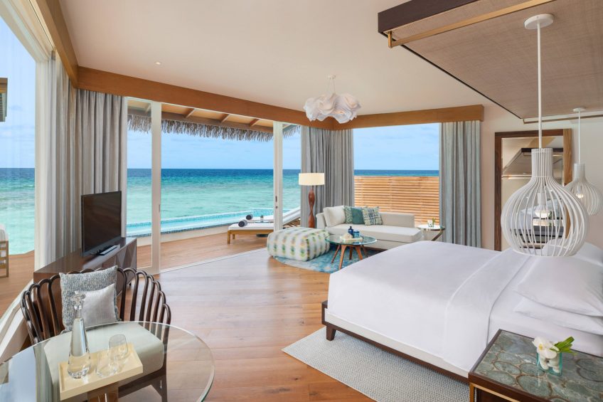 JW Marriott Maldives Resort & Spa - Shaviyani Atoll, Maldives - Duplex Overwater Pool Villa Bedroom Ocean View