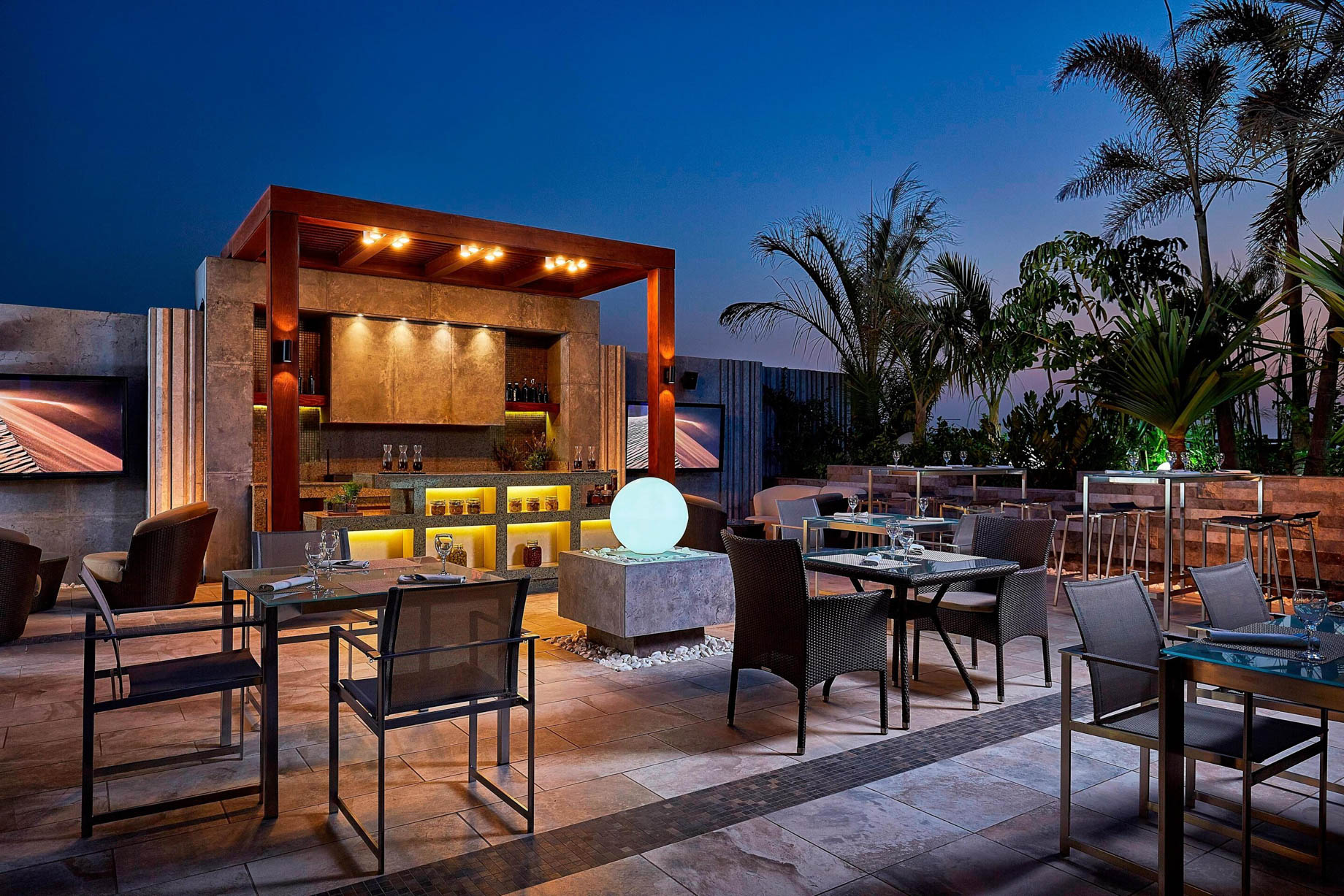 JW Marriott Hotel Cairo – Cairo, Egypt – Executive Lounge Outdoor Area