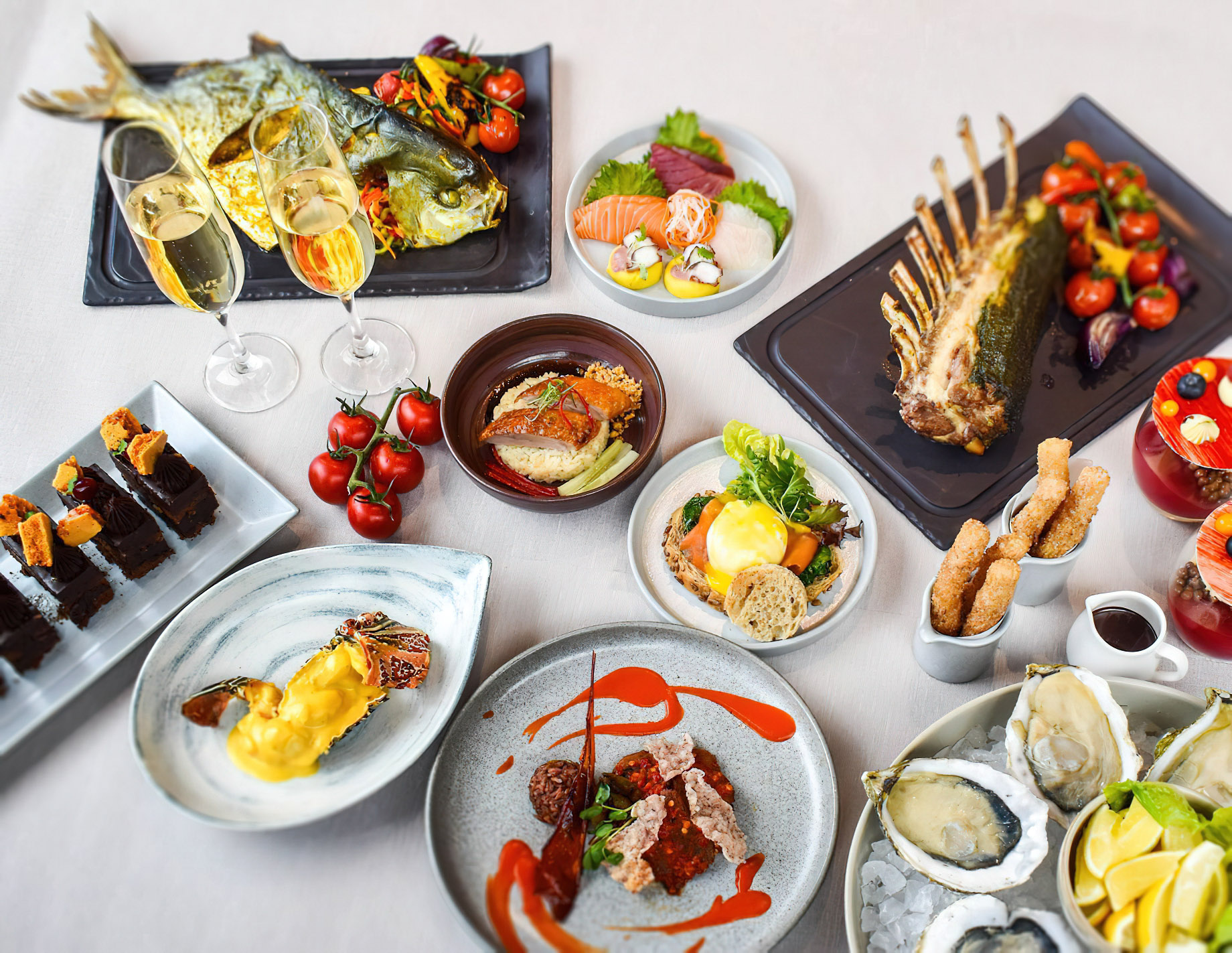 The Ritz-Carlton Jakarta, Pacific Place Hotel – Jakarta, Indonesia – PASOLA Restaurant Brunch