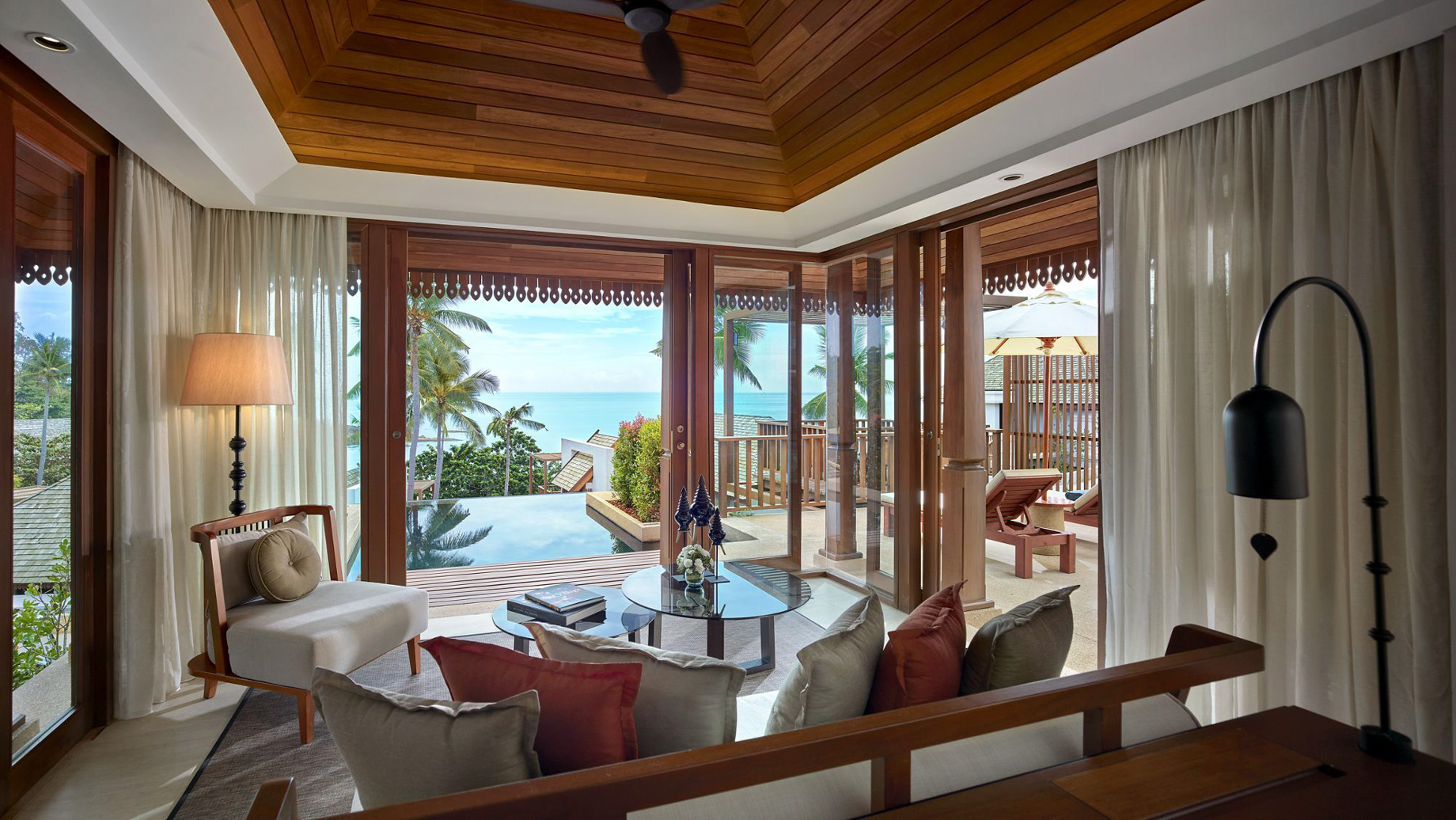 The Ritz-Carlton, Koh Samui Resort – Surat Thani, Thailand – Ocean View Pool Villa Living Area