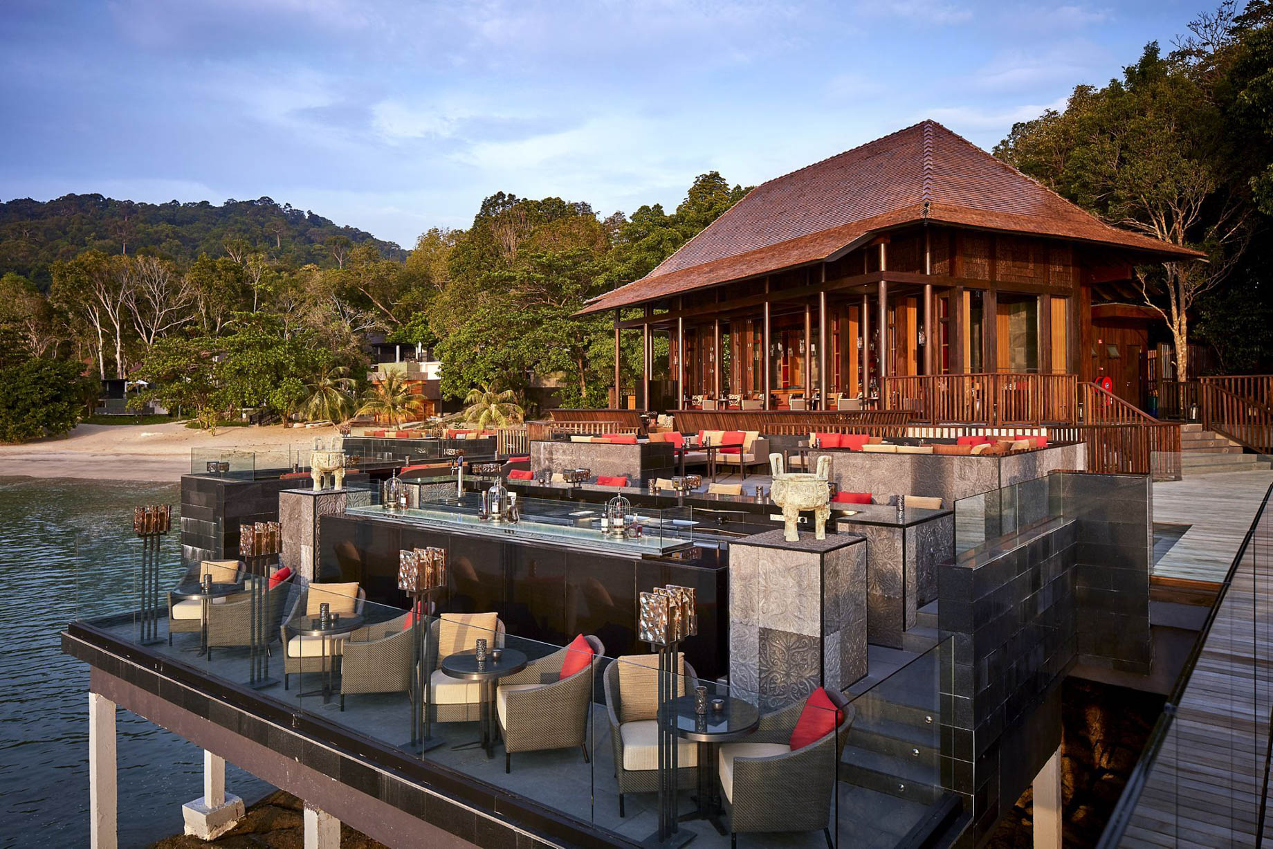 The Ritz-Carlton, Langkawi Hotel – Kedah, Malaysia – Horizon Restaurant and Bar Exterior