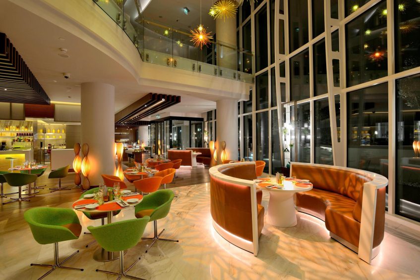 JW Marriott Absheron Baku Hotel - Baku, Azerbaijan - ZEST Lifestyle Cafe Dinner Setup
