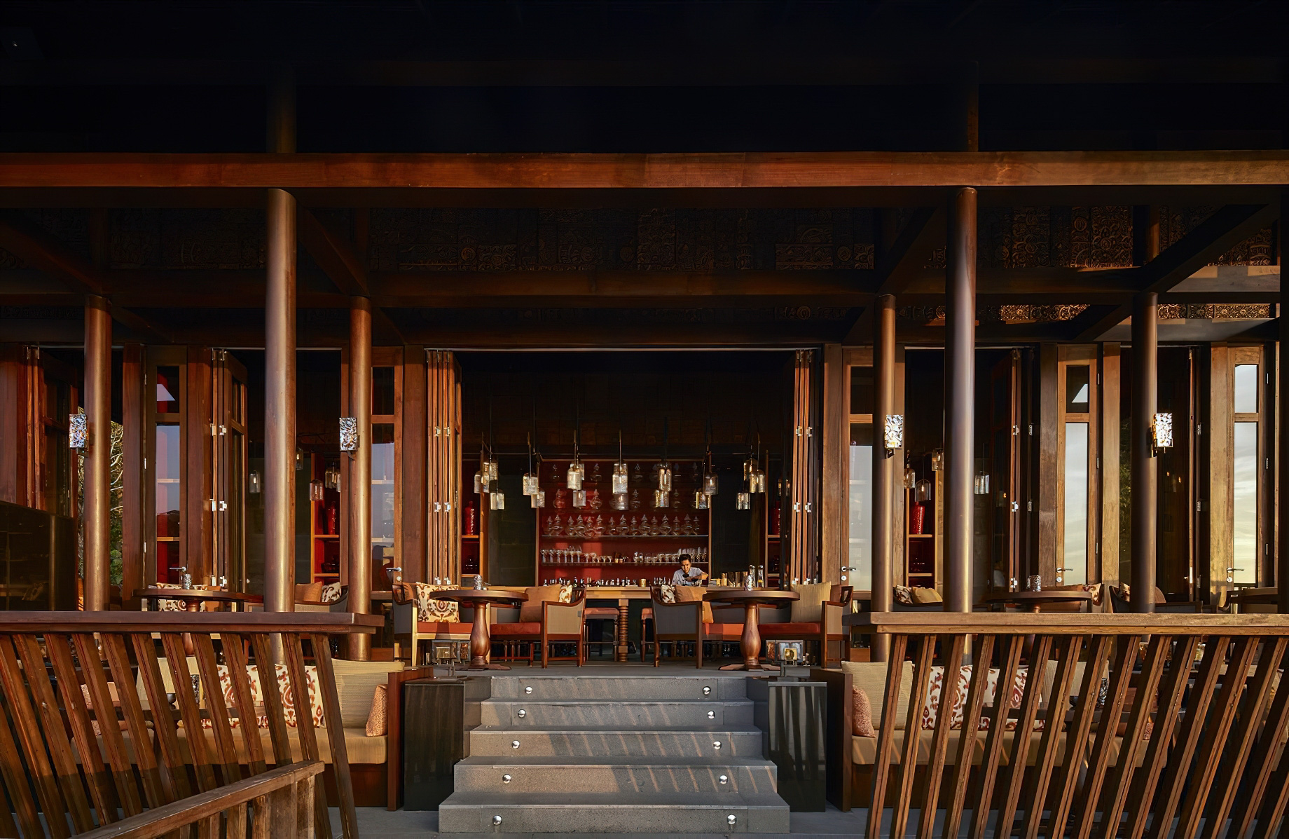 The Ritz-Carlton, Langkawi Hotel – Kedah, Malaysia – Horizon Restaurant and Bar Main Entrance