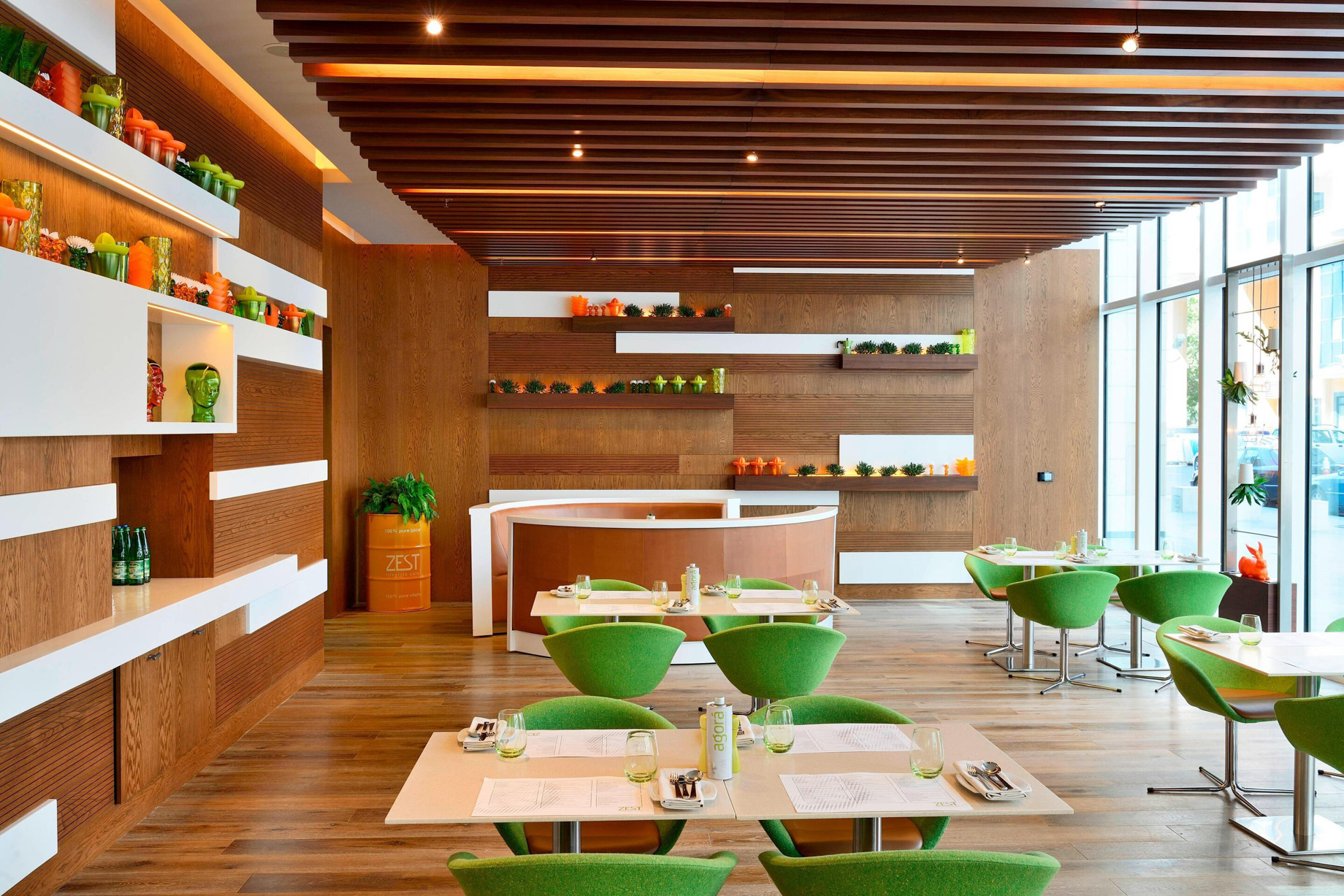 JW Marriott Absheron Baku Hotel – Baku, Azerbaijan – ZEST Lifestyle Cafe Dining Tables