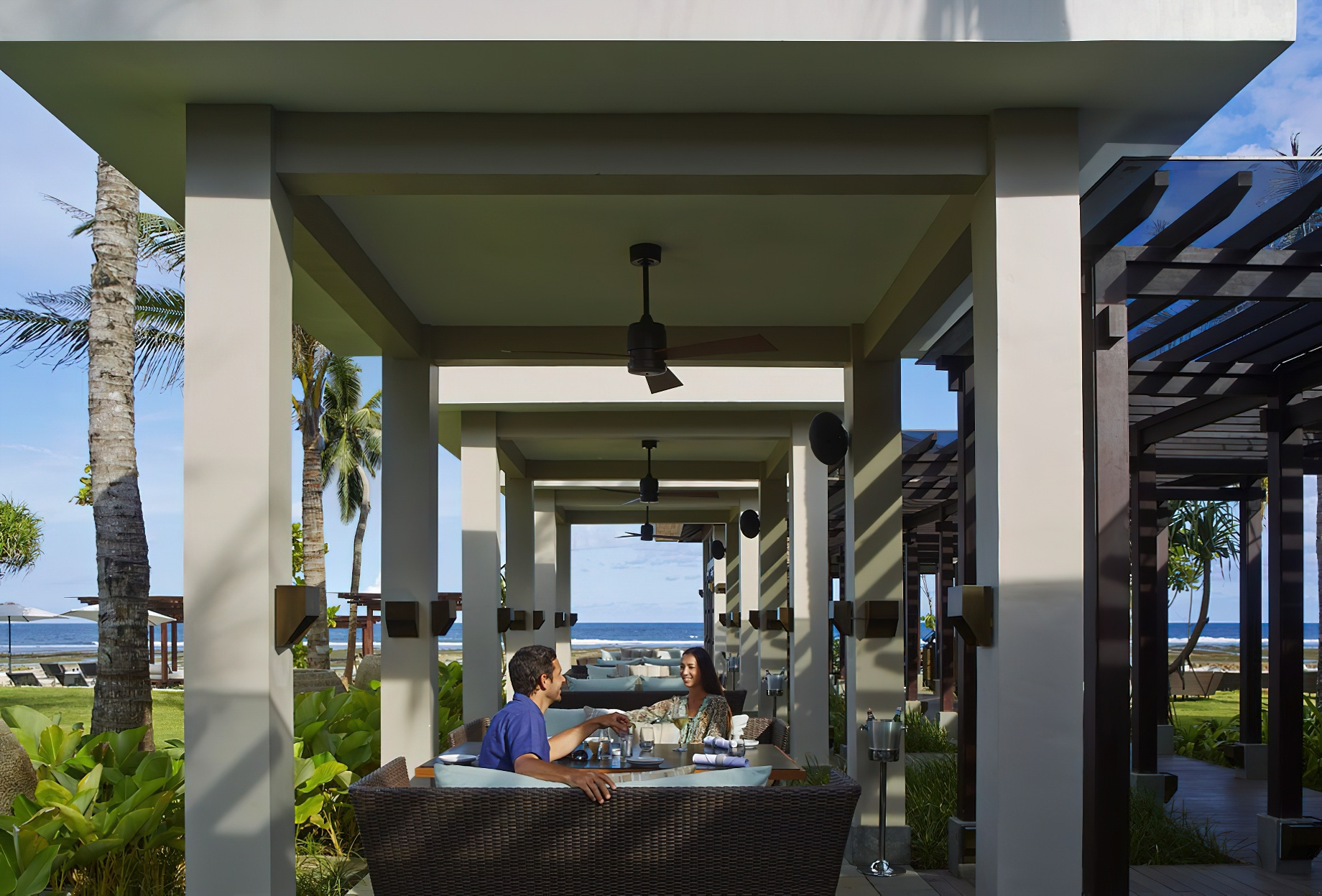 The Ritz-Carlton, Bali Nusa Dua Hotel – Bali, Indonesia – The Beach Grill Restaurant Outdoor Pavilion