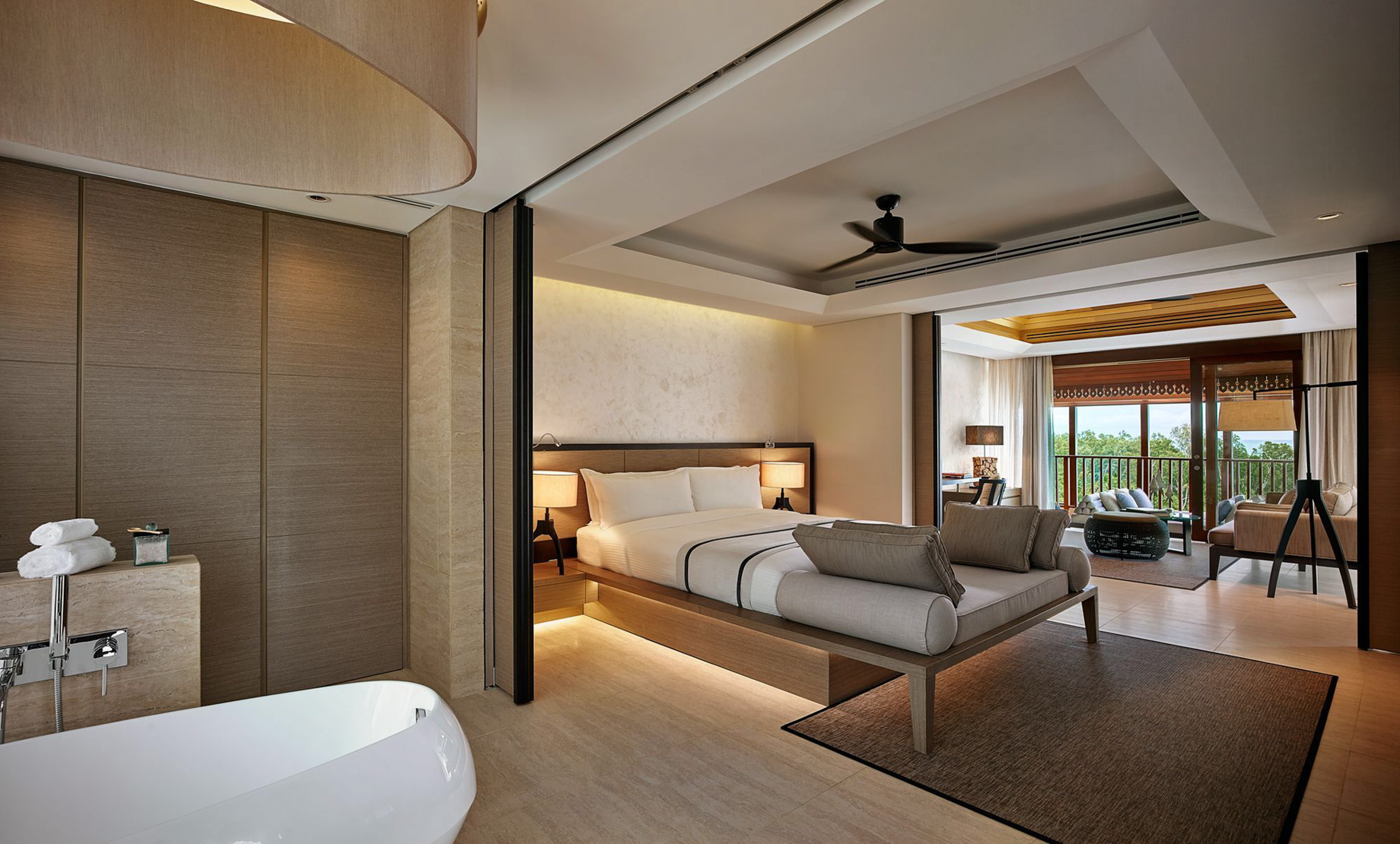 The Ritz-Carlton, Koh Samui Resort – Surat Thani, Thailand – Terrace Suite Bedroom
