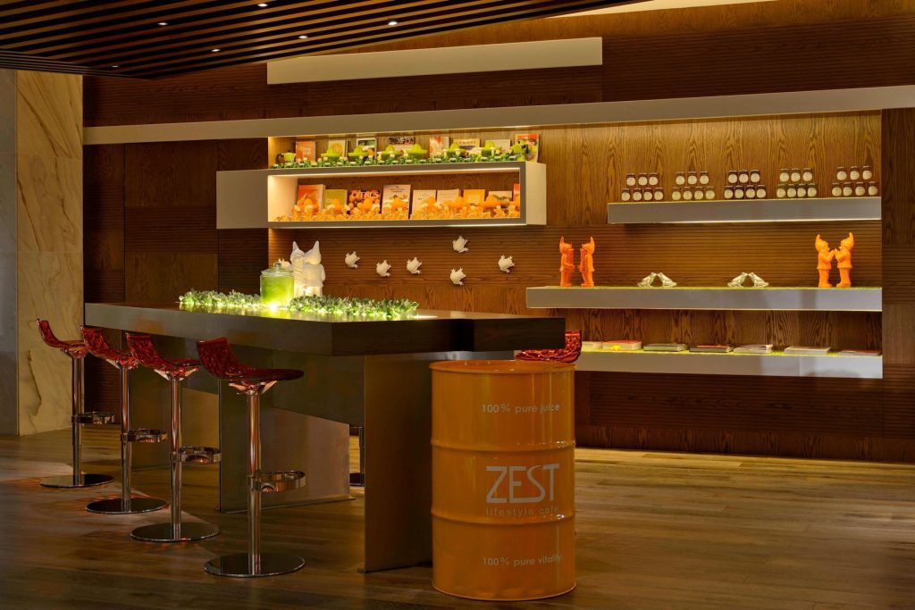 JW Marriott Absheron Baku Hotel - Baku, Azerbaijan - ZEST Lifestyle Cafe Communal Table
