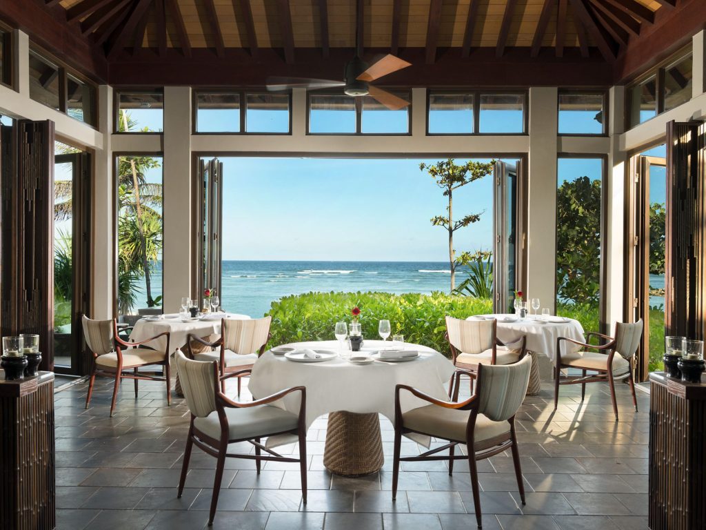 The Ritz-Carlton, Bali Nusa Dua Hotel - Bali, Indonesia - The Beach Grill Restaurant Ocean View