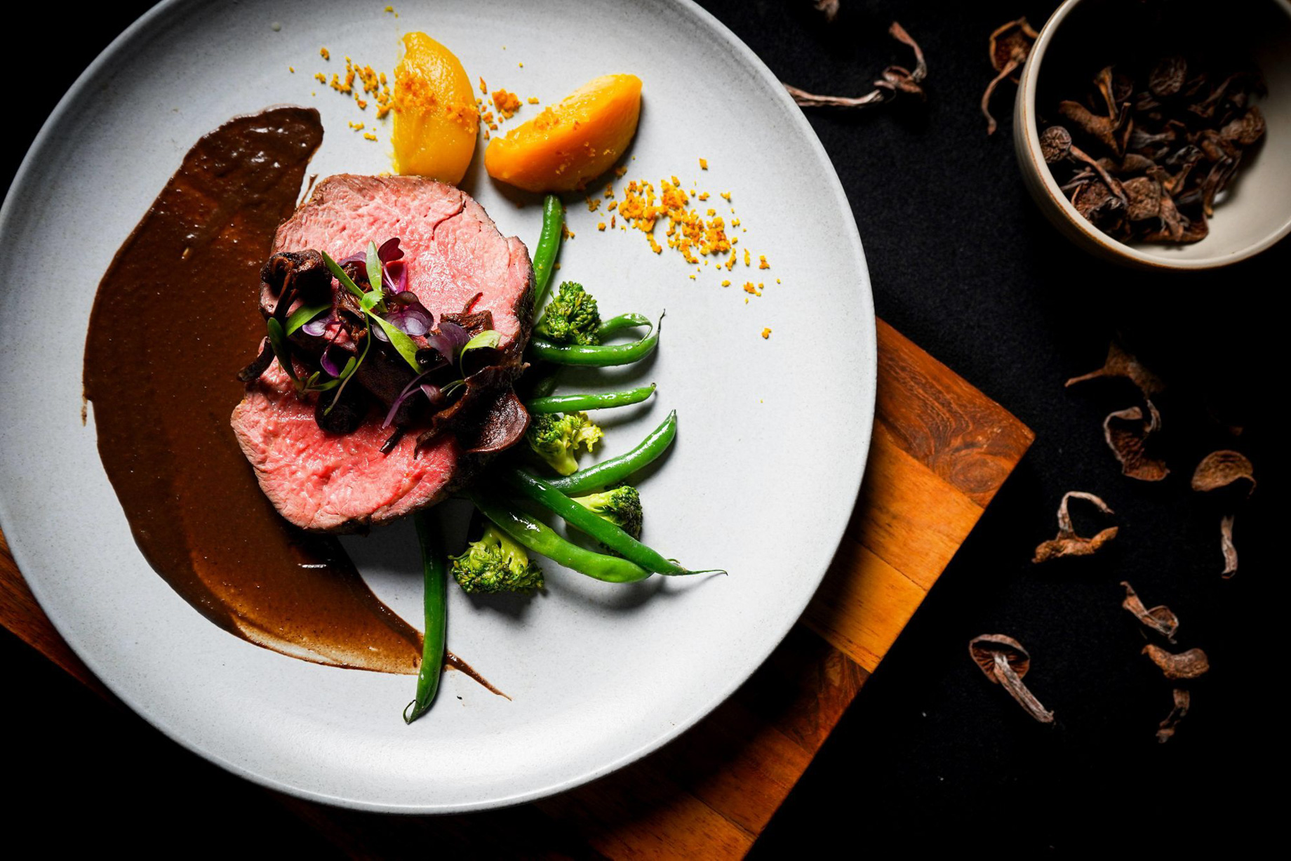 The Ritz-Carlton Jakarta, Pacific Place Hotel – Jakarta, Indonesia – Gourmet Mushroom Steak