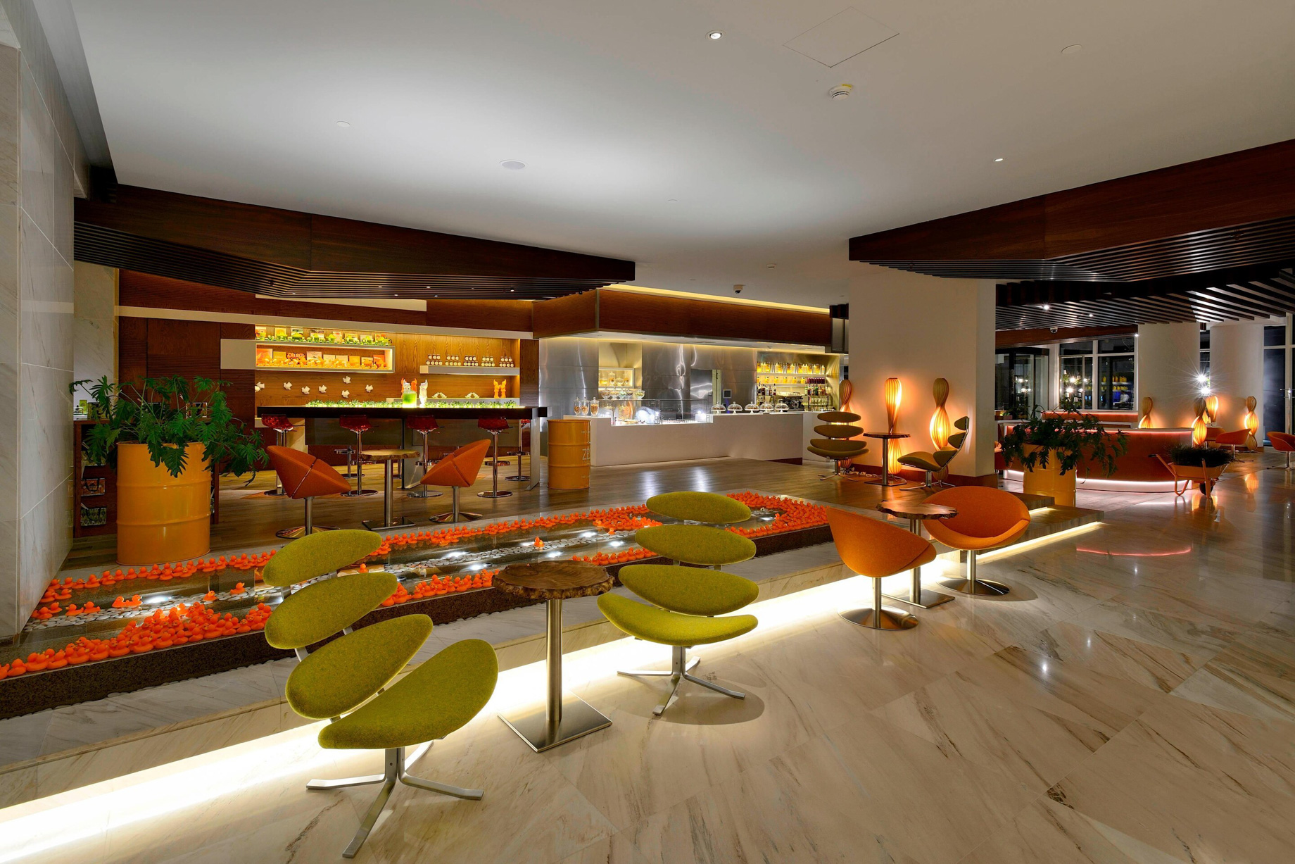 JW Marriott Absheron Baku Hotel - Baku, Azerbaijan - ZEST Lifestyle Cafe Sitting Area