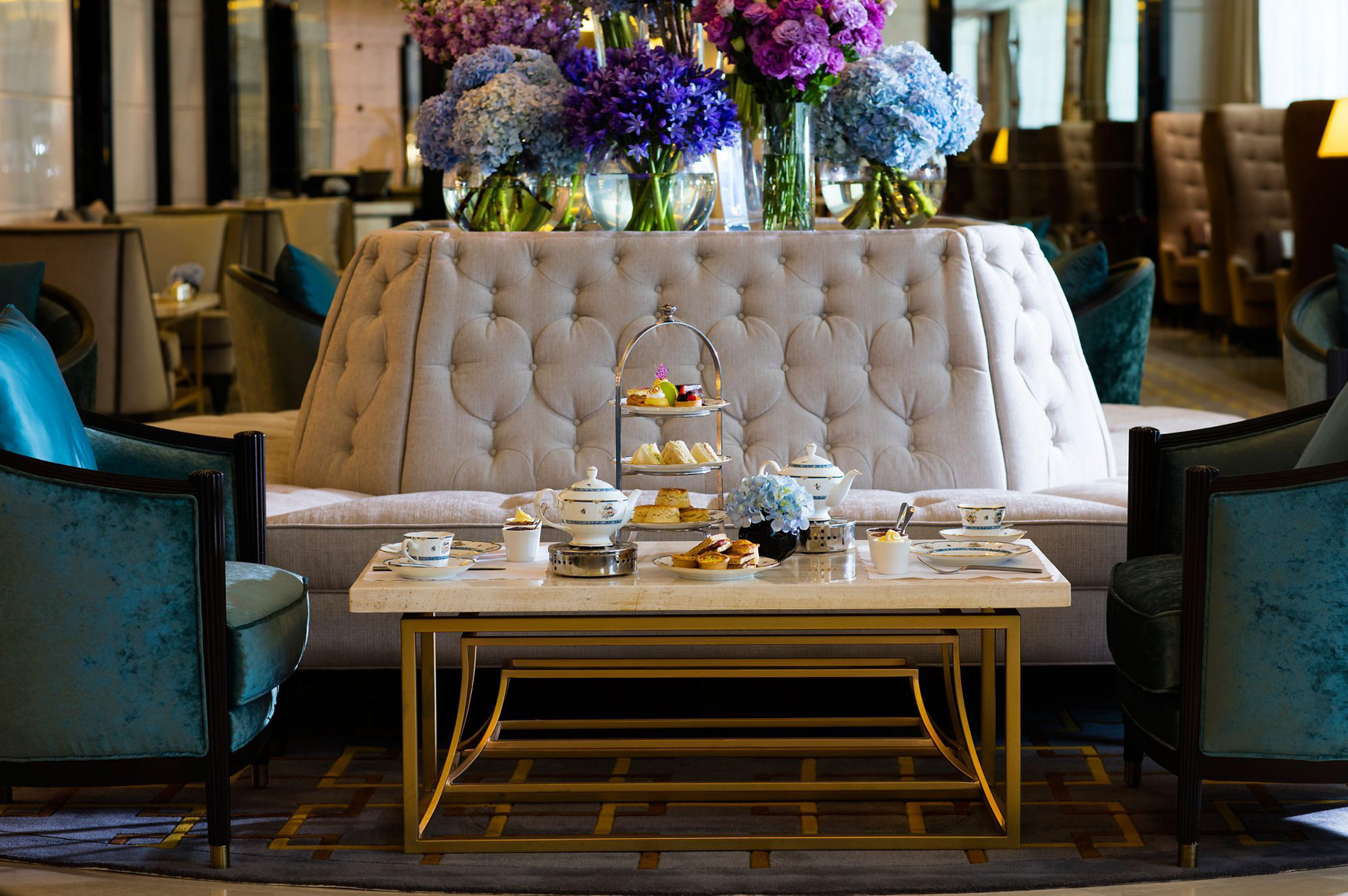 The Ritz-Carlton, Kuala Lumpur Hotel – Kuala Lumpur, Malaysia – The Lobby Lounge Tea Service
