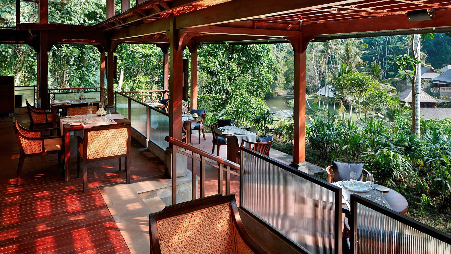 The Ritz-Carlton, Mandapa Reserve Resort - Ubud, Bali, Indonesia - Sawah Restaurant Terrace