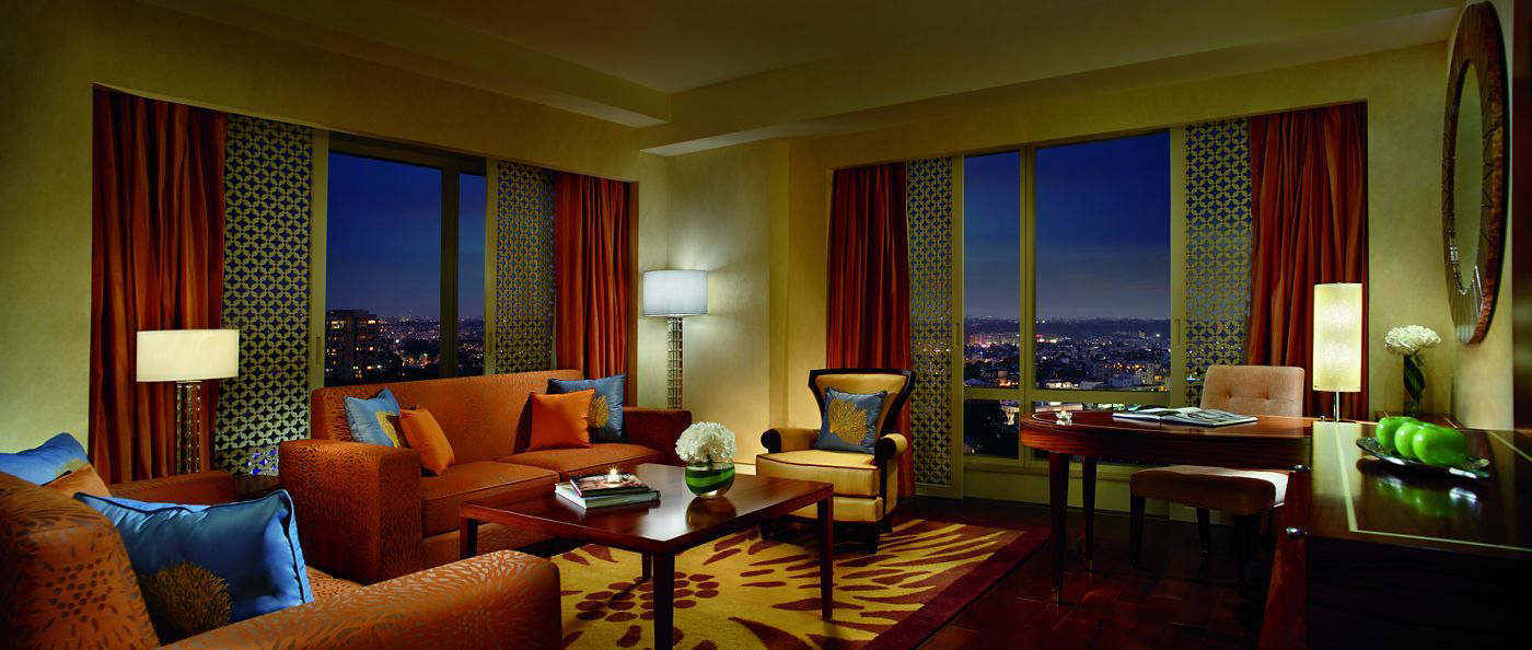 The Ritz-Carlton, Bangalore Hotel – Bangalore, Karnataka, India – Guest Suite Living Area