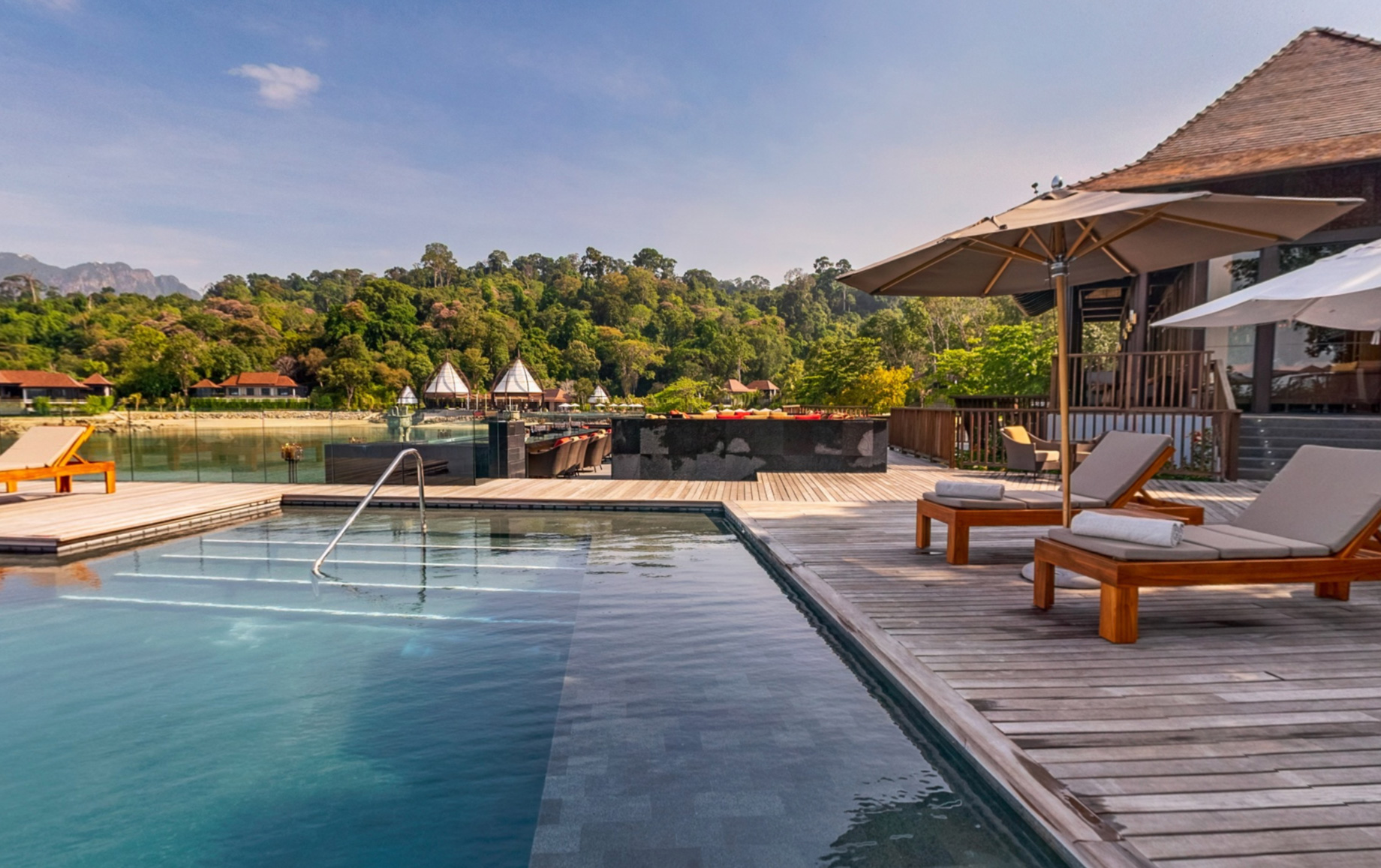 The Ritz-Carlton, Langkawi Hotel – Kedah, Malaysia – Resort Pool Deck View