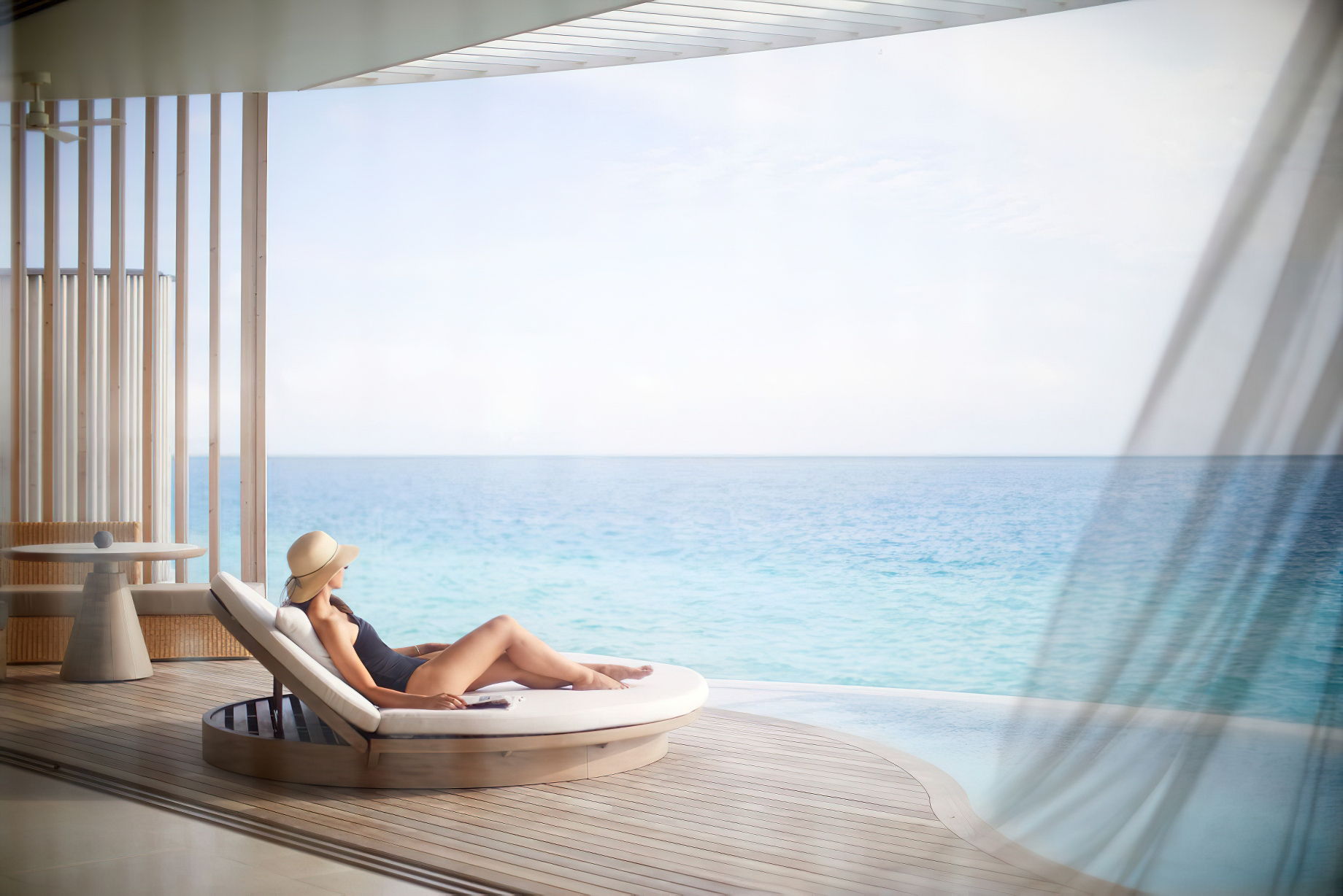 The Ritz-Carlton Maldives, Fari Islands Resort – North Male Atoll, Maldives – Lagoon Pool Villa Deck