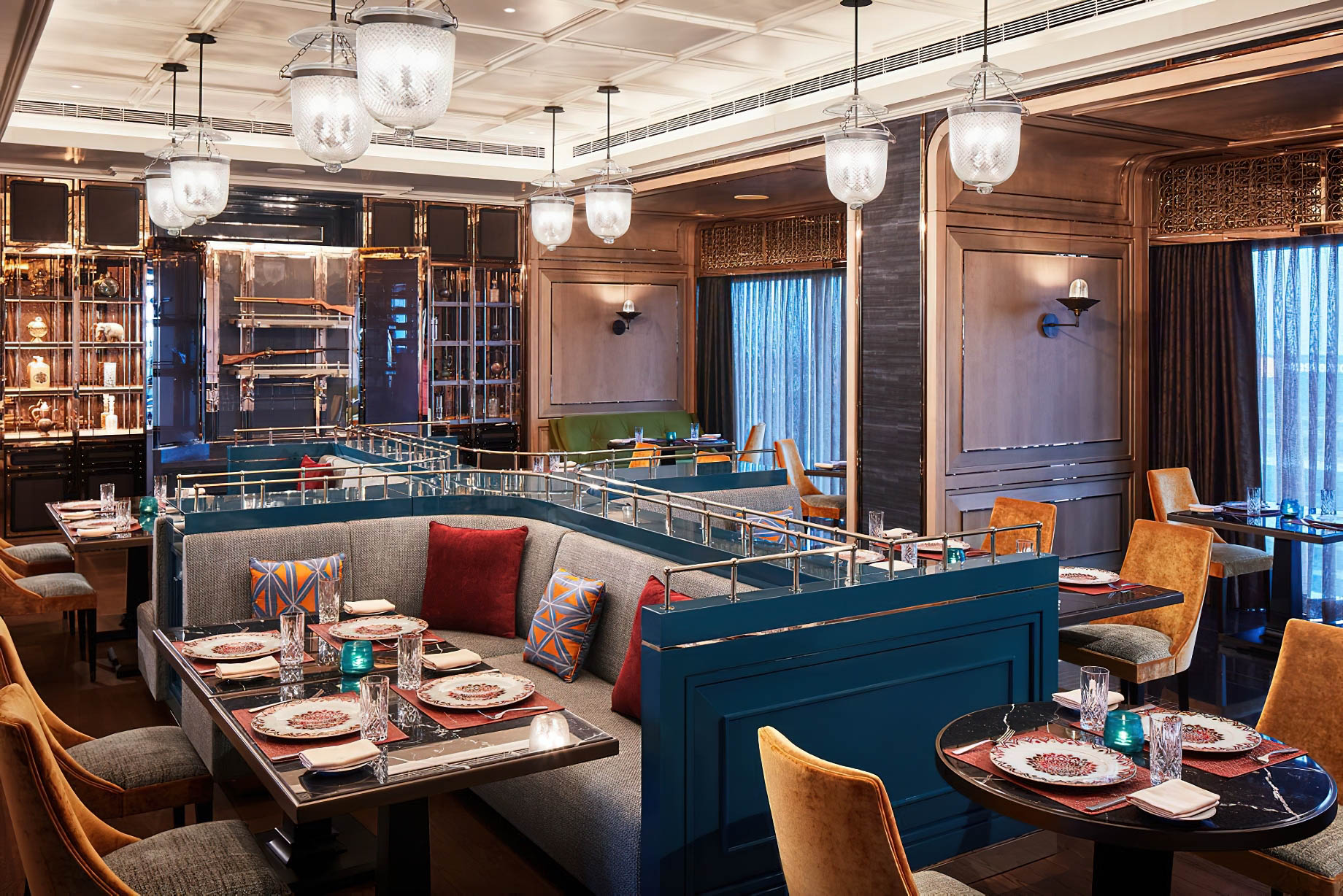 The Ritz-Carlton, Pune Hotel – Maharashtra, India – Aasmana Indian Restaurant Seating