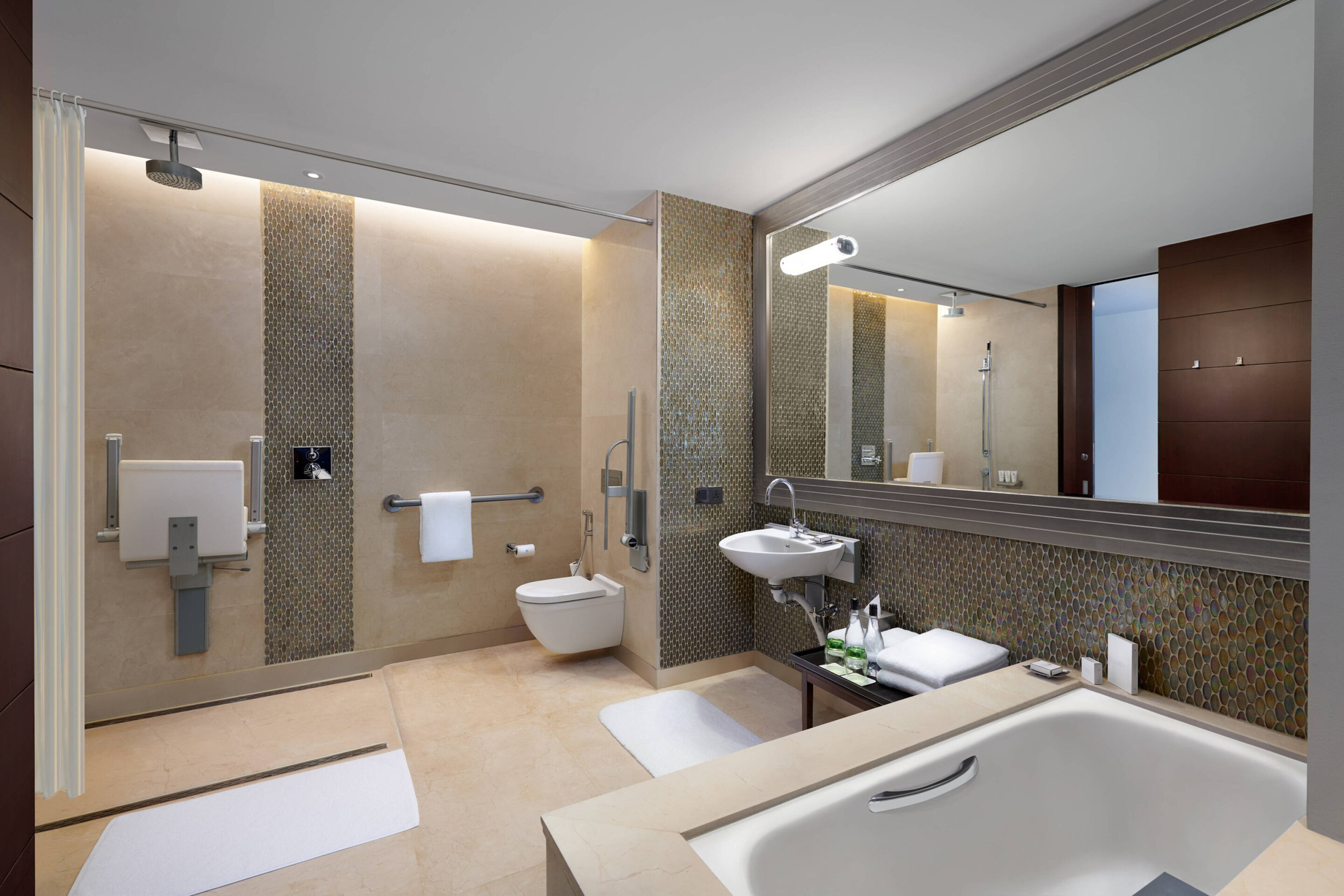 JW Marriott Hotel Bengaluru - Bengaluru, India - Accessible Bathroom