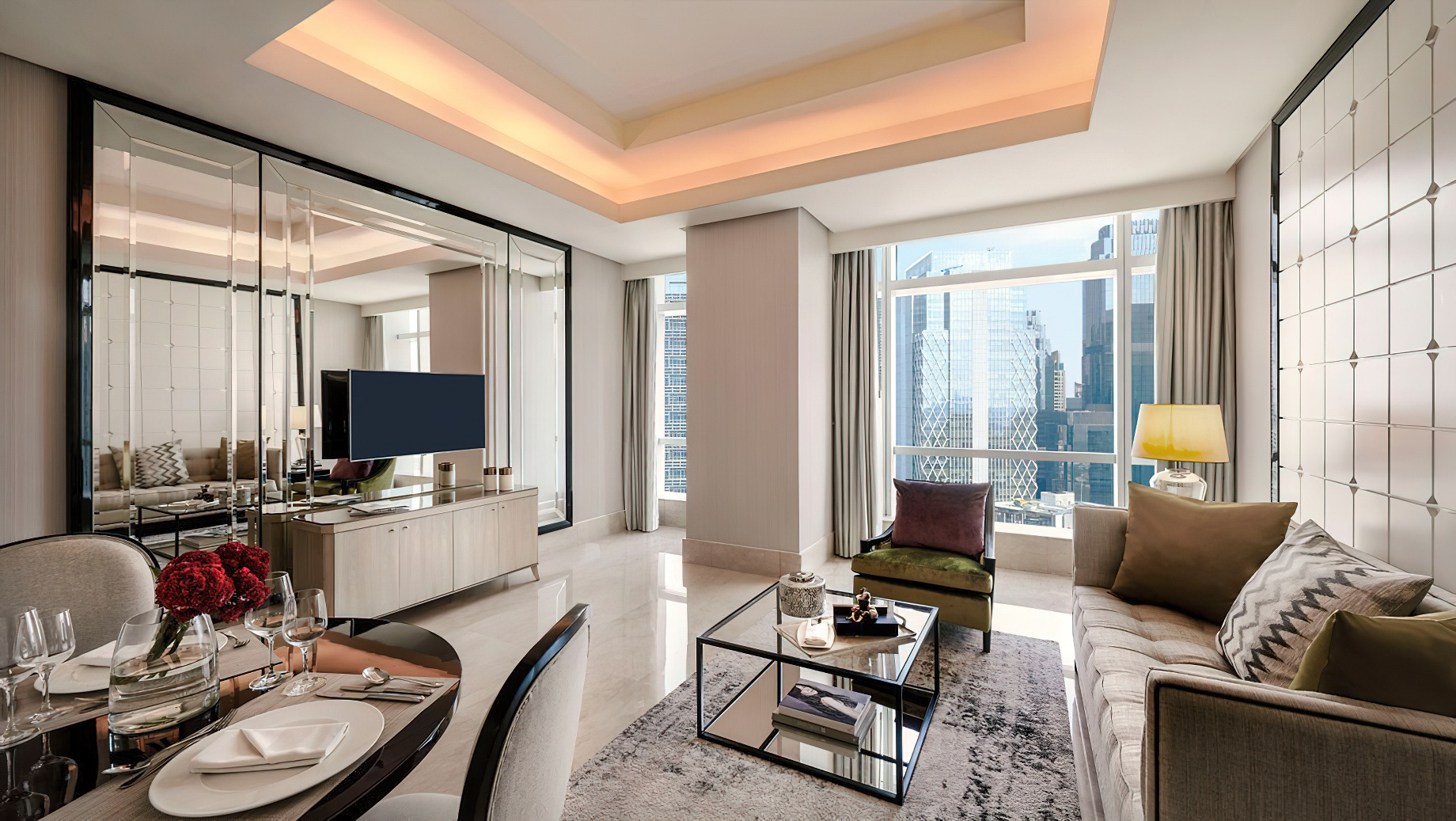 The Ritz-Carlton Jakarta, Pacific Place Hotel – Jakarta, Indonesia – 1 Bedroom Residence Living Room