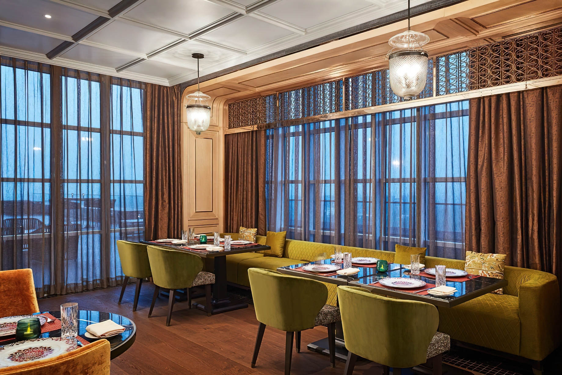 The Ritz-Carlton, Pune Hotel – Maharashtra, India – Aasmana Rooftop Lounge Interior