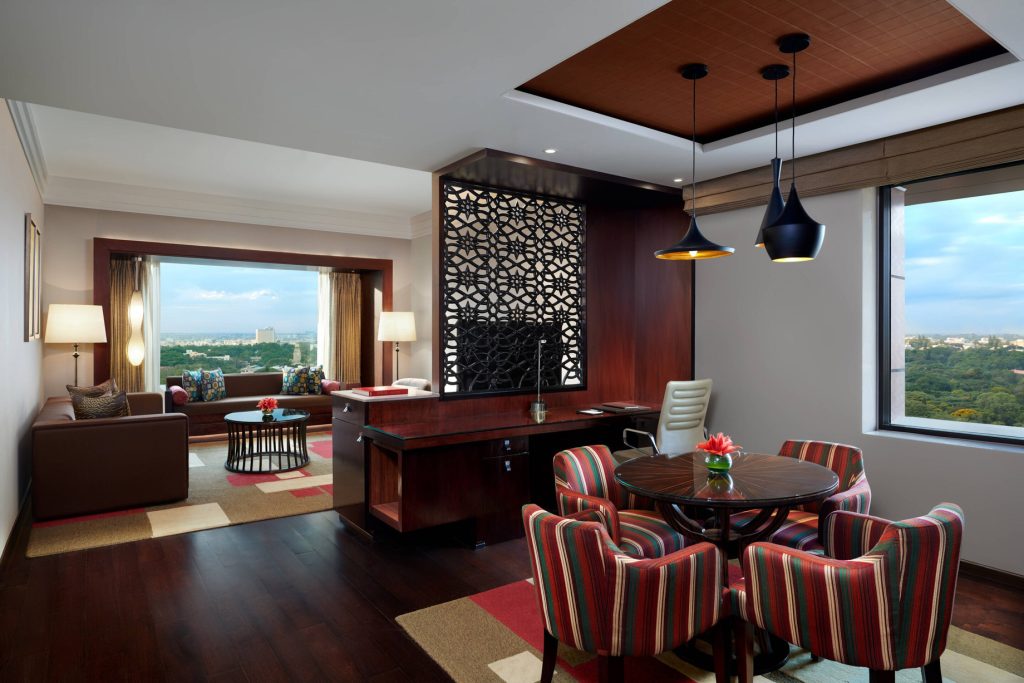 JW Marriott Hotel Bengaluru - Bengaluru, India - Cubbon Suite Dining & Living Area