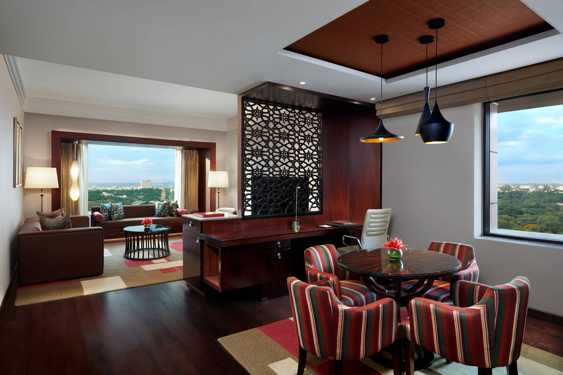 JW Marriott Hotel Bengaluru – Bengaluru, India – Cubbon Suite Dining & Living Area