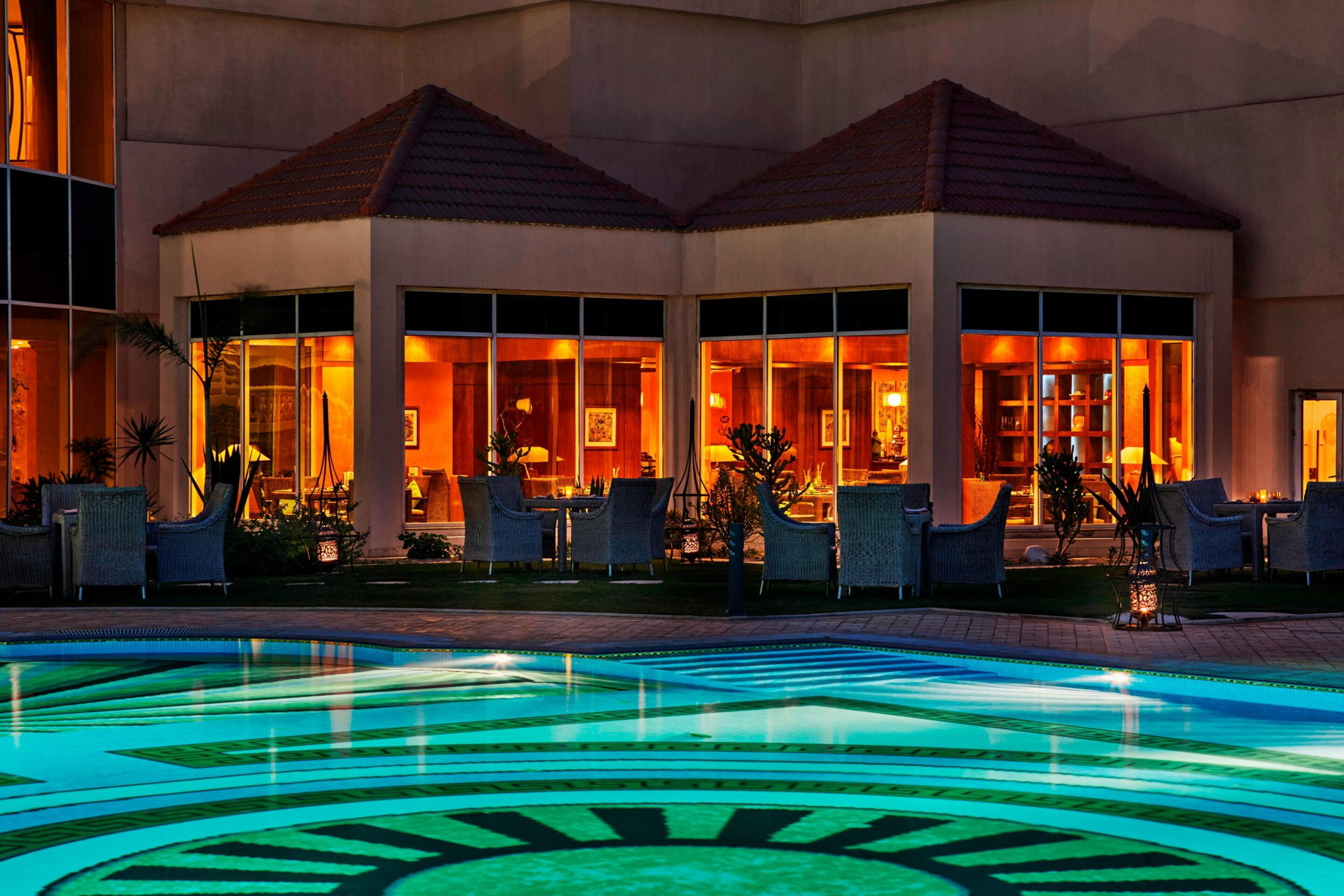 JW Marriott Hotel Cairo – Cairo, Egypt – Lemongrass Outdoor Dining Area