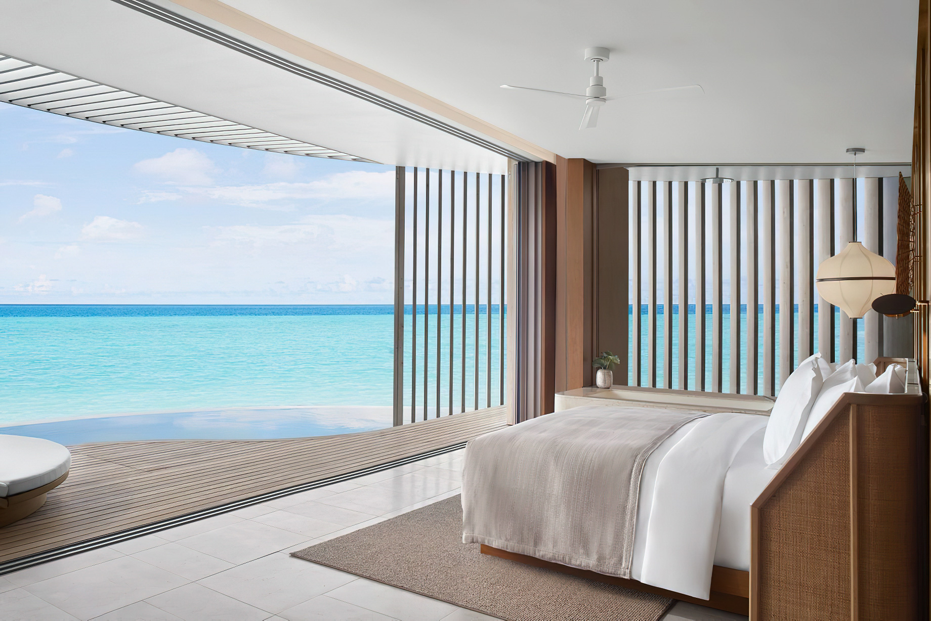 The Ritz-Carlton Maldives, Fari Islands Resort – North Male Atoll, Maldives – Ocean Pool Villa Bedroom