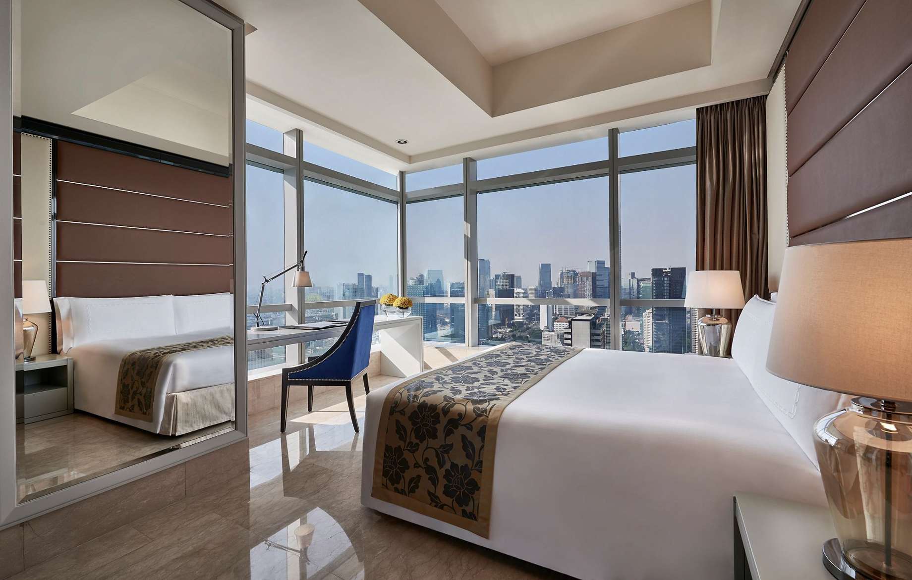 The Ritz-Carlton Jakarta, Pacific Place Hotel – Jakarta, Indonesia – 3 bedroom Residences Bedroom