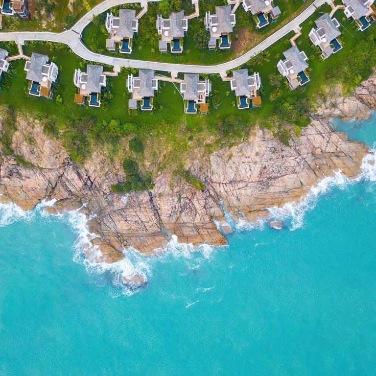The Ritz-Carlton, Koh Samui Resort – Surat Thani, Thailand – Villa Overhead Aerial View