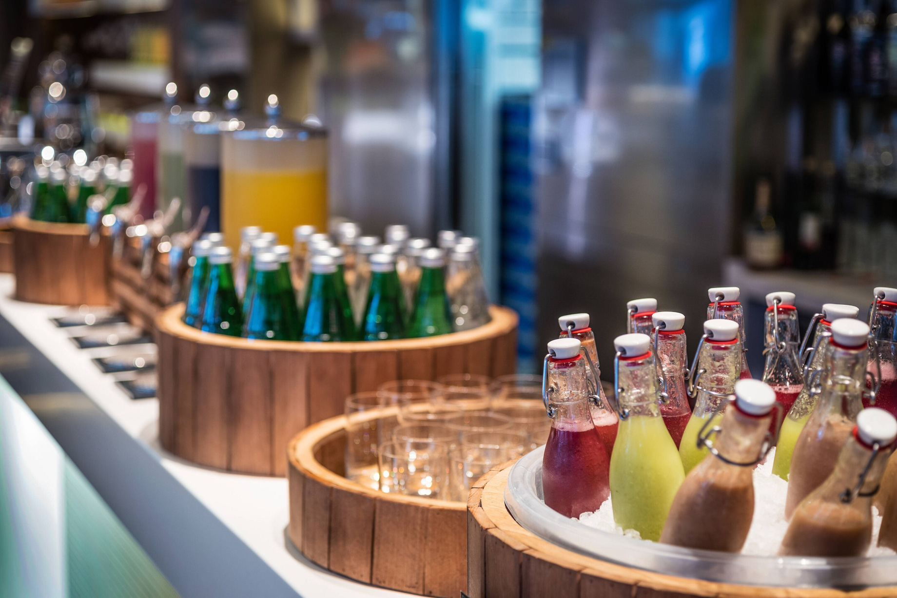 JW Marriott Absheron Baku Hotel – Baku, Azerbaijan – ZEST Breakfast Buffet Beverages