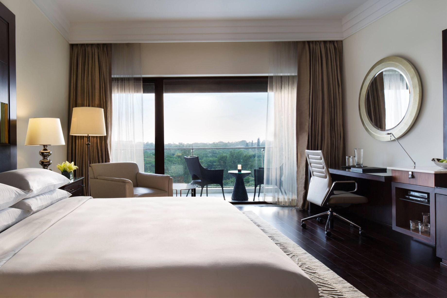 JW Marriott Hotel Bengaluru – Bengaluru, India – Deluxe Guest Room Balcony King