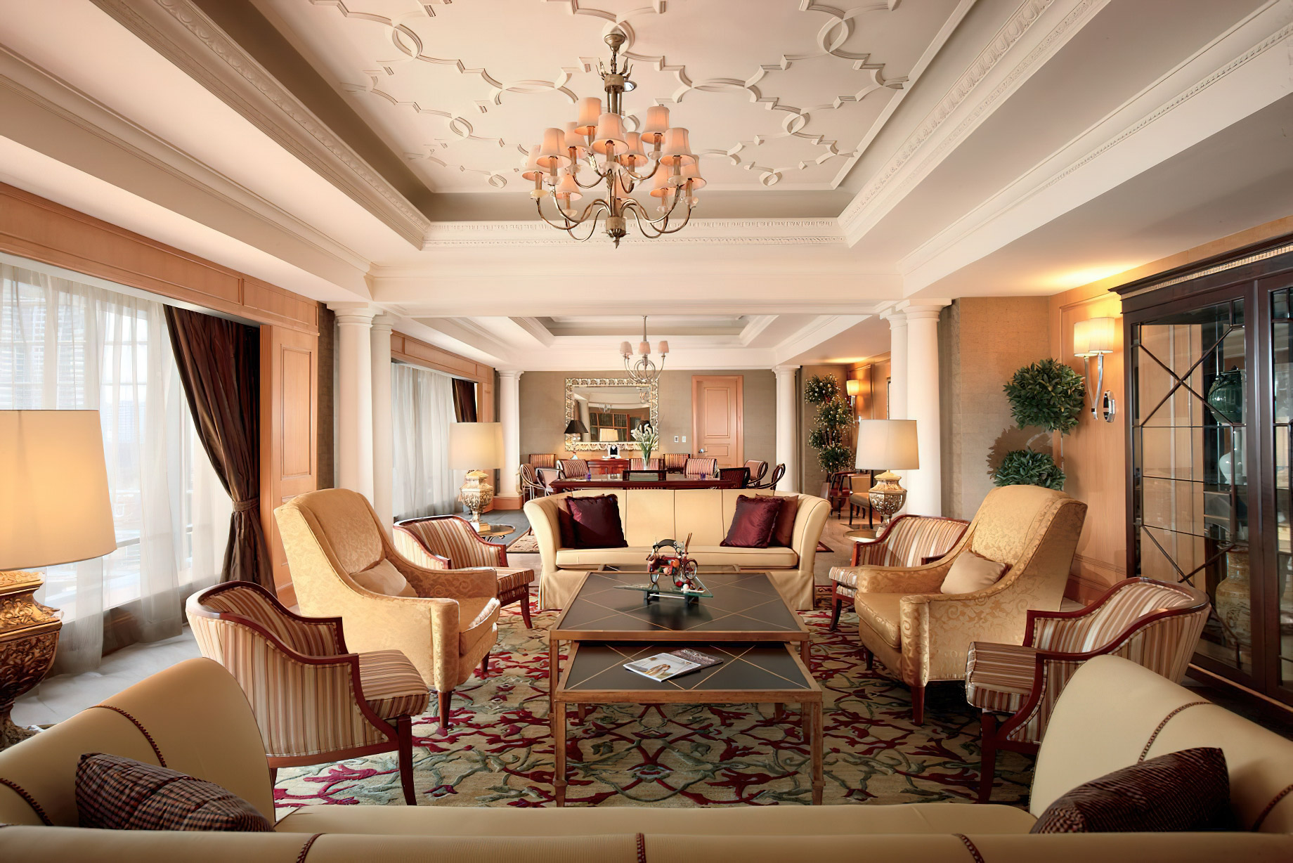 The Ritz-Carlton Jakarta, Mega Kuningan Hotel – Jakarta, Indonesia – Presidential Suite Living Room