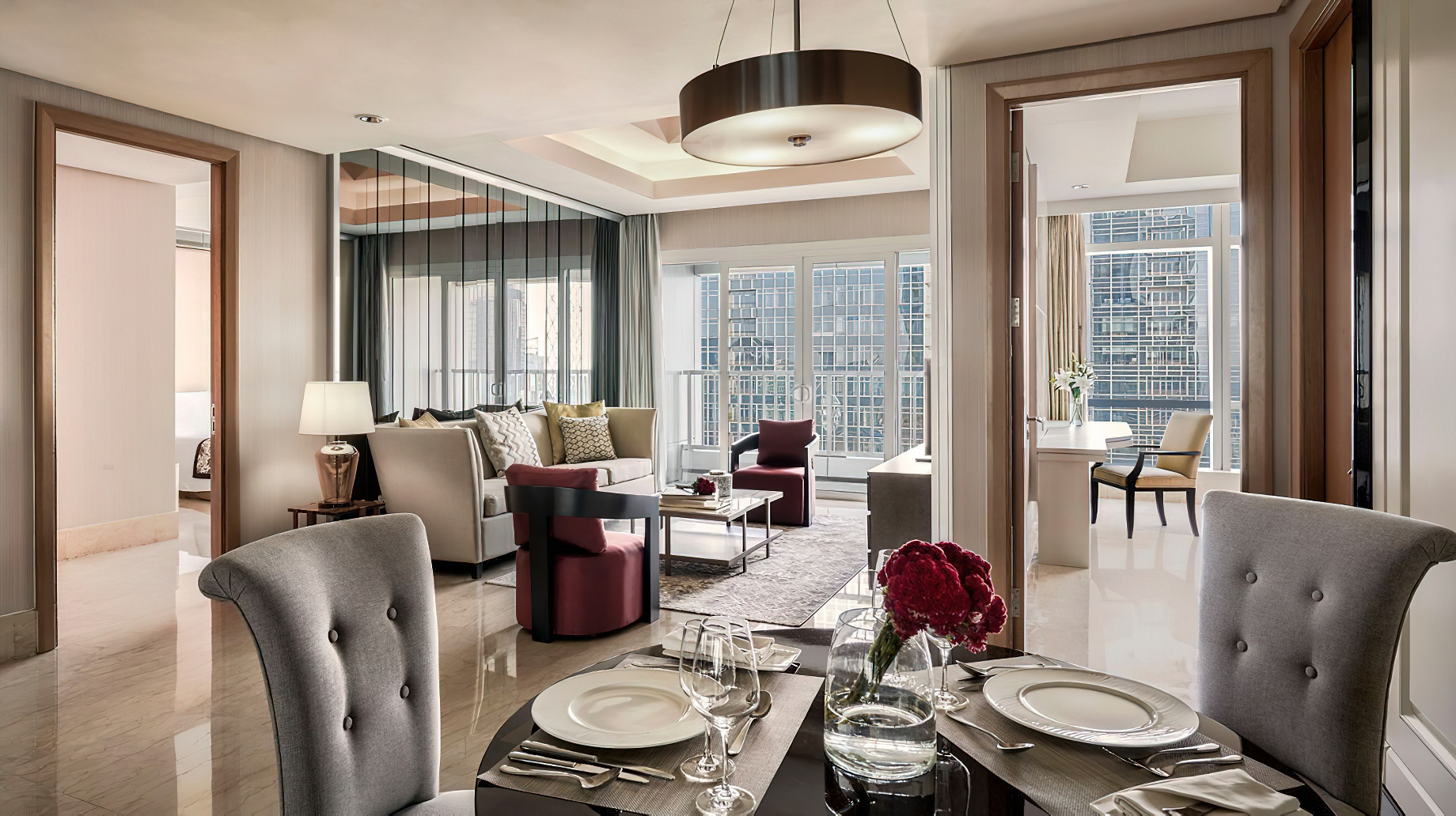 The Ritz-Carlton Jakarta, Pacific Place Hotel - Jakarta, Indonesia - 2 Bedroom Residence Living Room