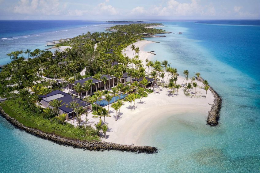 The Ritz-Carlton Maldives, Fari Islands Resort - North Male Atoll, Maldives - The Ritz-Carlton Estate Aerial View