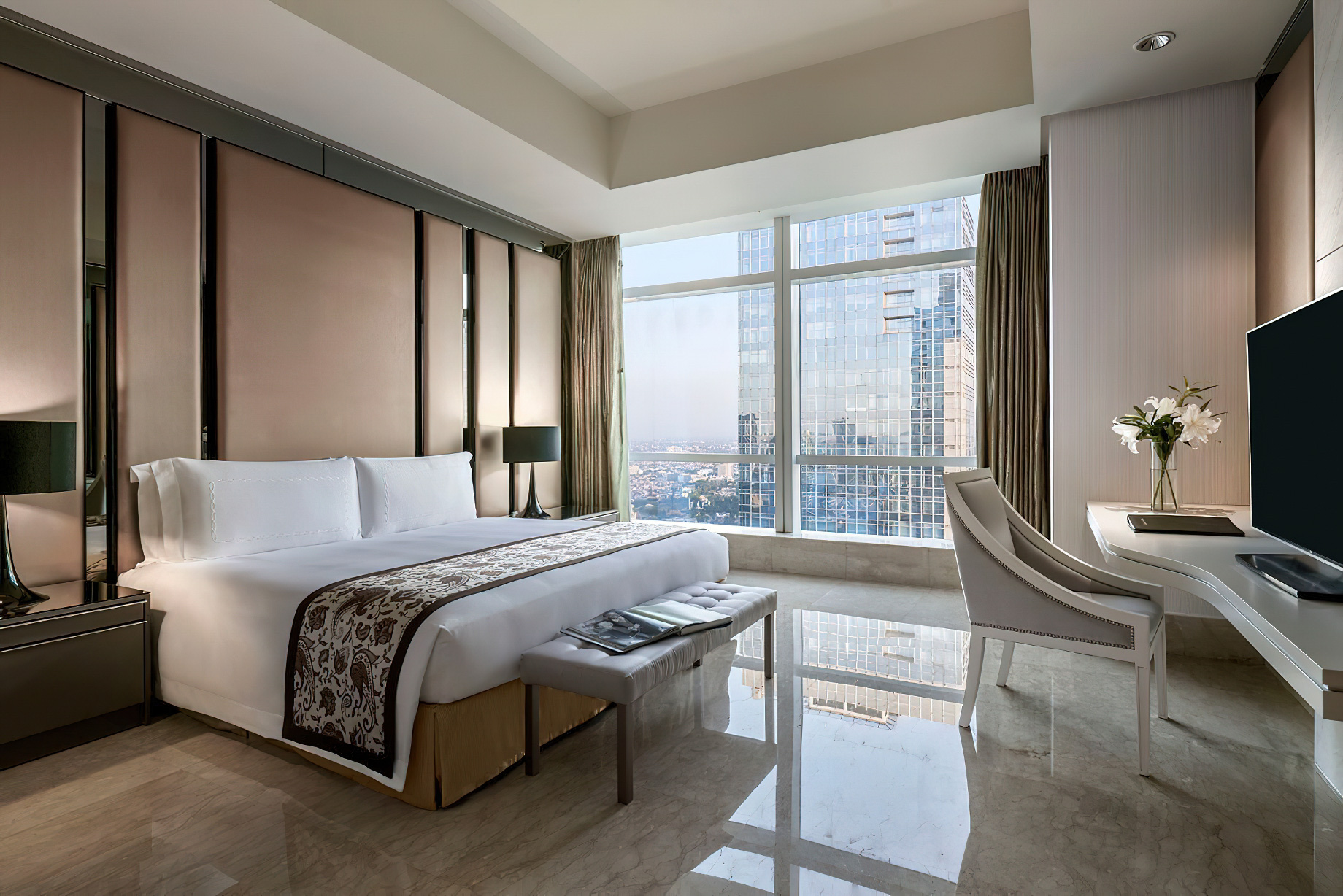 The Ritz-Carlton Jakarta, Pacific Place Hotel – Jakarta, Indonesia – 2 Bedroom Residence Bedroom