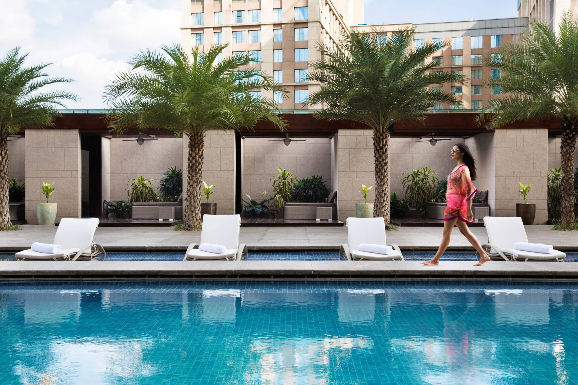 JW Marriott Hotel Bengaluru – Bengaluru, India – Outdoor Pool Deck