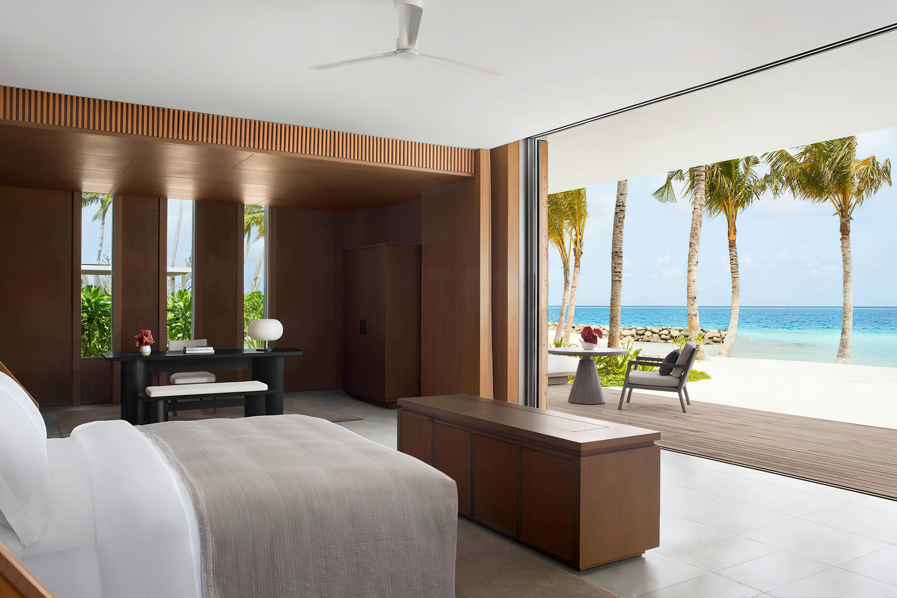 The Ritz-Carlton Maldives, Fari Islands Resort – North Male Atoll, Maldives – The Ritz-Carlton Master Bedroom