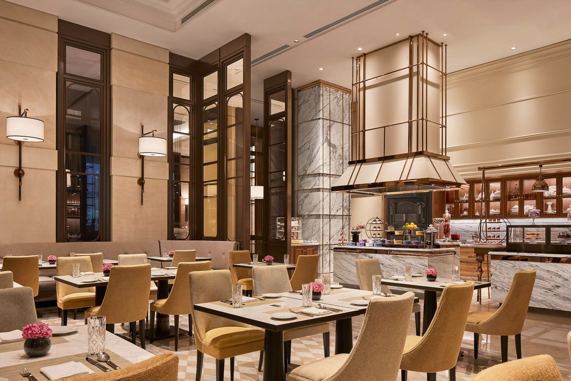 The Ritz-Carlton, Pune Hotel – Maharashtra, India – Three Kitchens Restaurant Interior