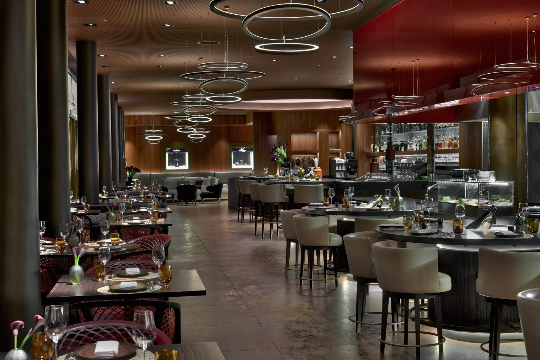 Burgenstock Hotel & Alpine Spa – Obburgen, Switzerland – Spices Kitchen & Terrace Restaurant Interior