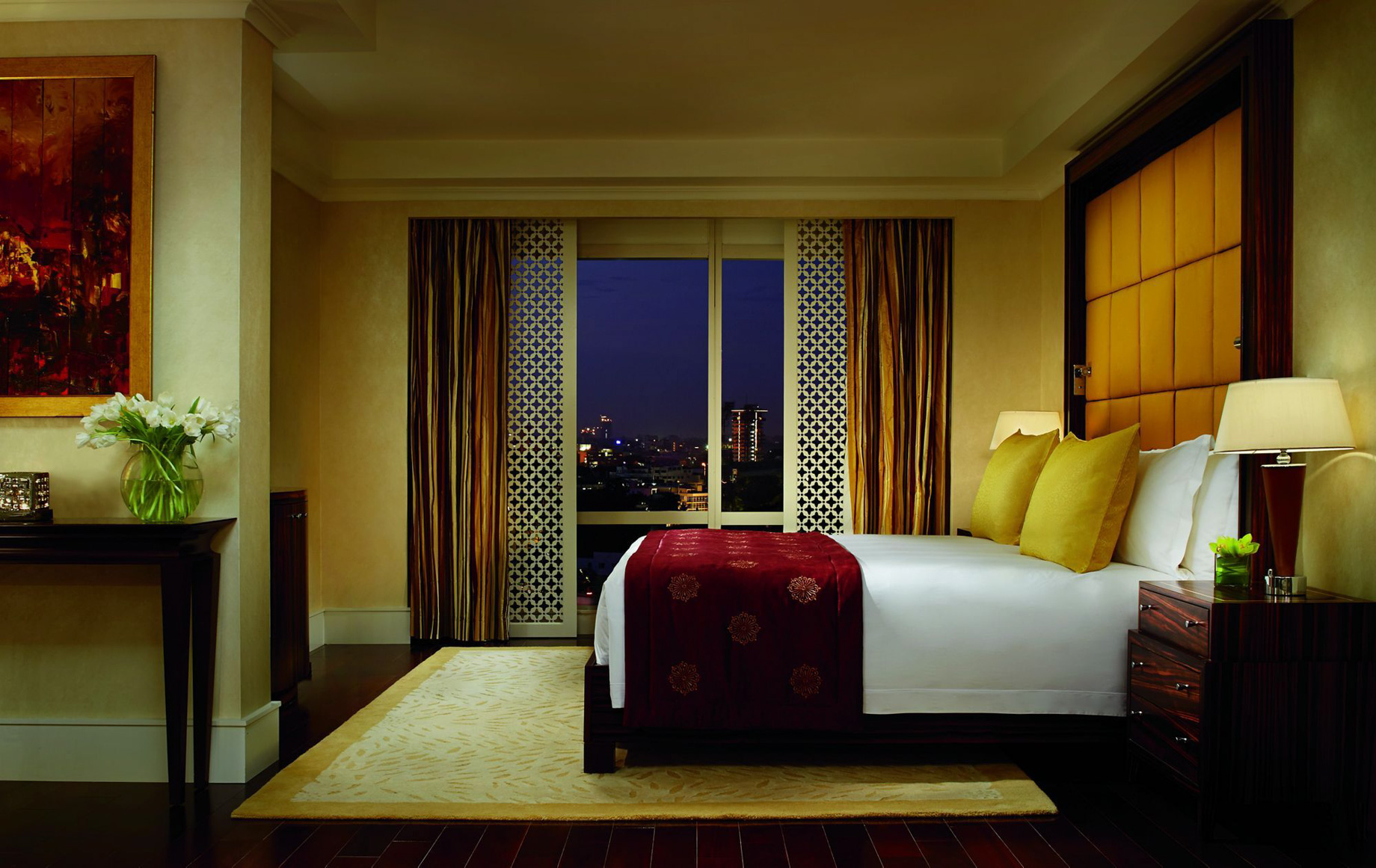 The Ritz-Carlton, Bangalore Hotel – Bangalore, Karnataka, India – Ritz-Carlton Suite Bedroom