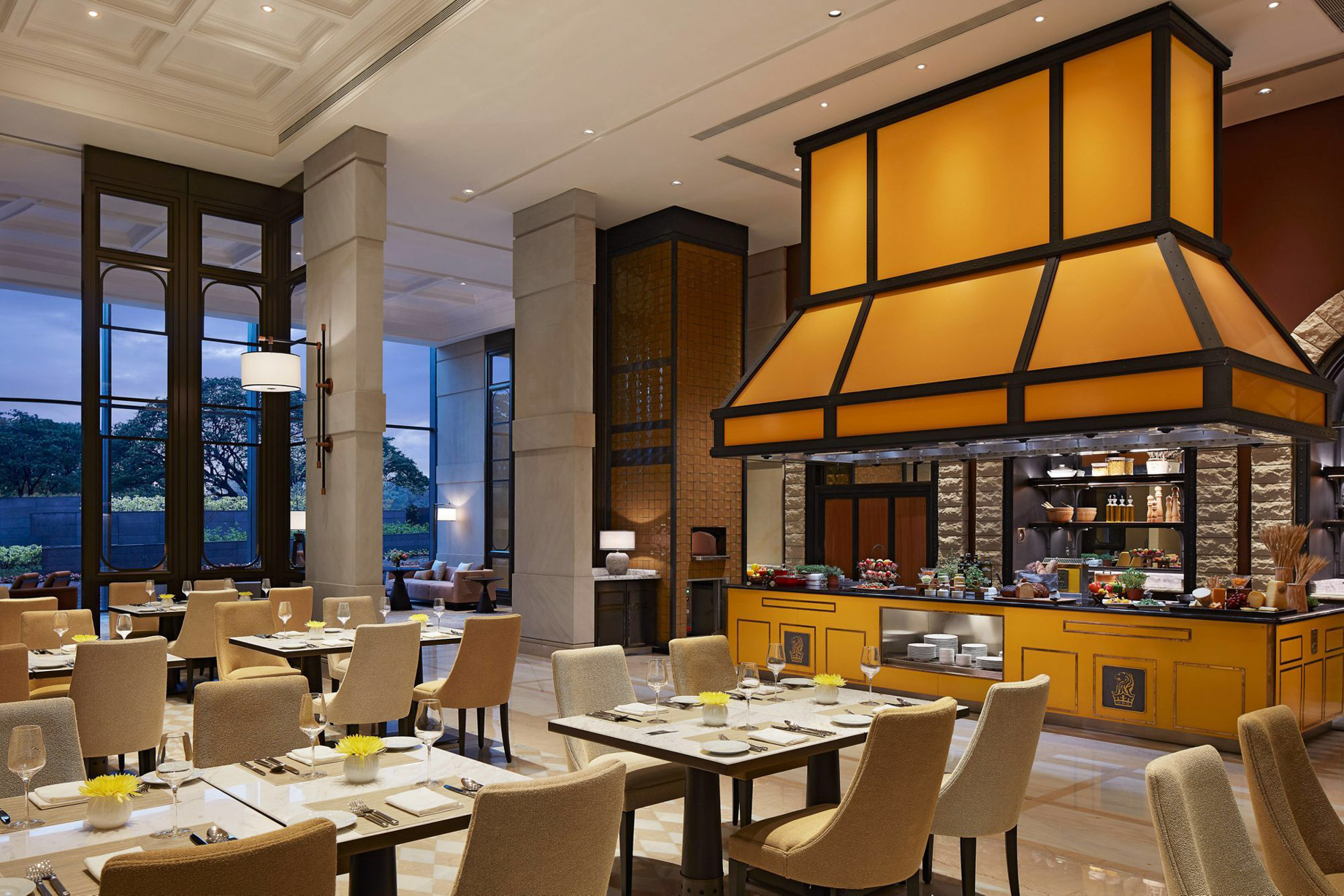 The Ritz-Carlton, Pune Hotel – Maharashtra, India – Three Kitchens Restaurant Evening