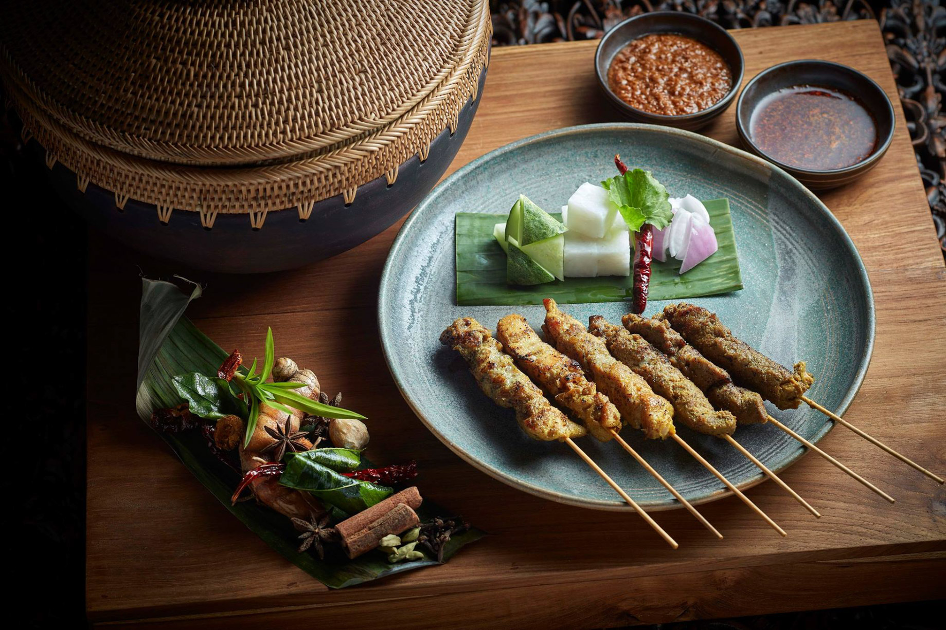 The Ritz-Carlton, Langkawi Hotel – Kedah, Malaysia – Chicken and Beef Skewers