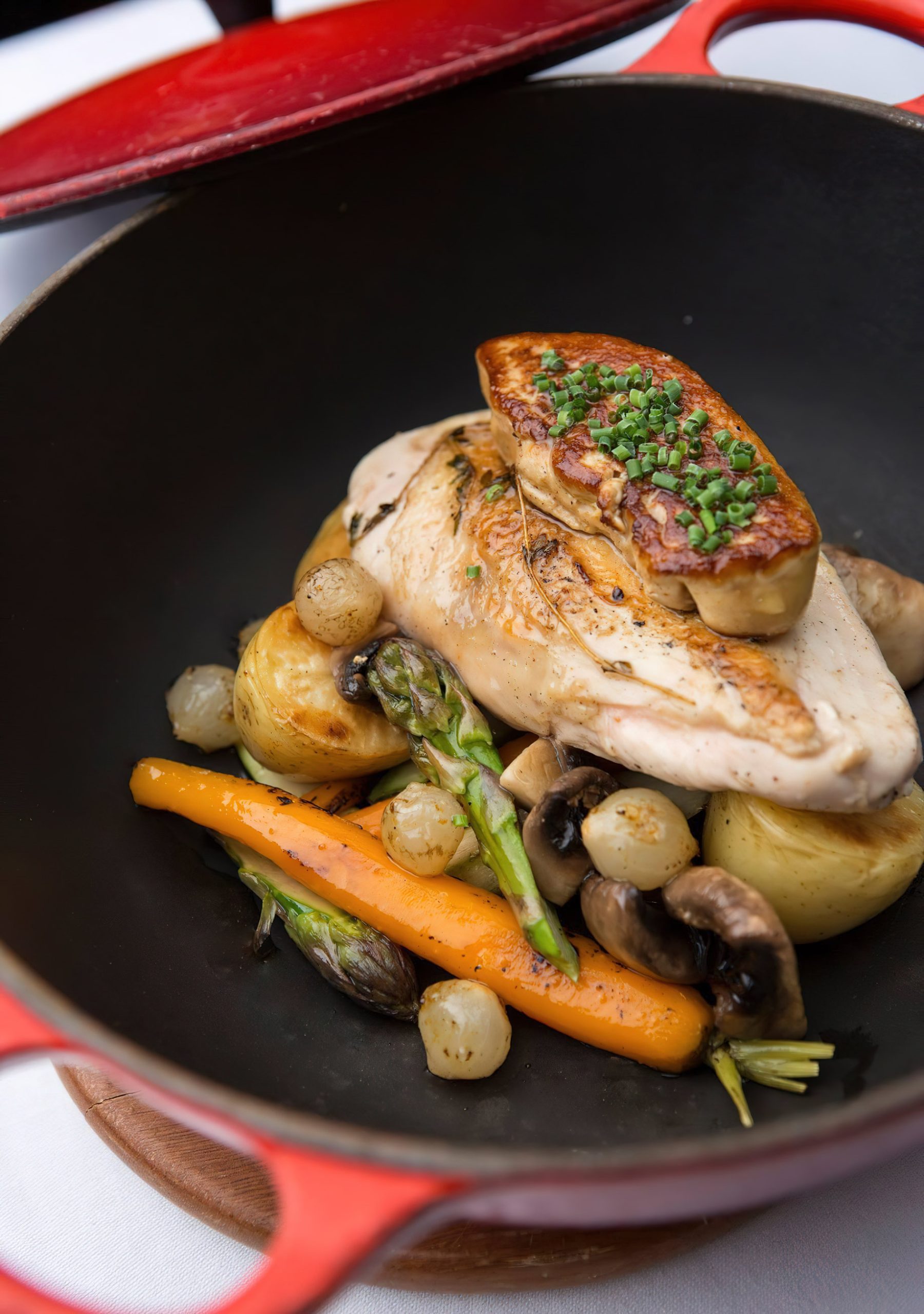The Ritz-Carlton, Millenia Singapore Hotel – Singapore – Roasted Chicken Breast with Goose Liver