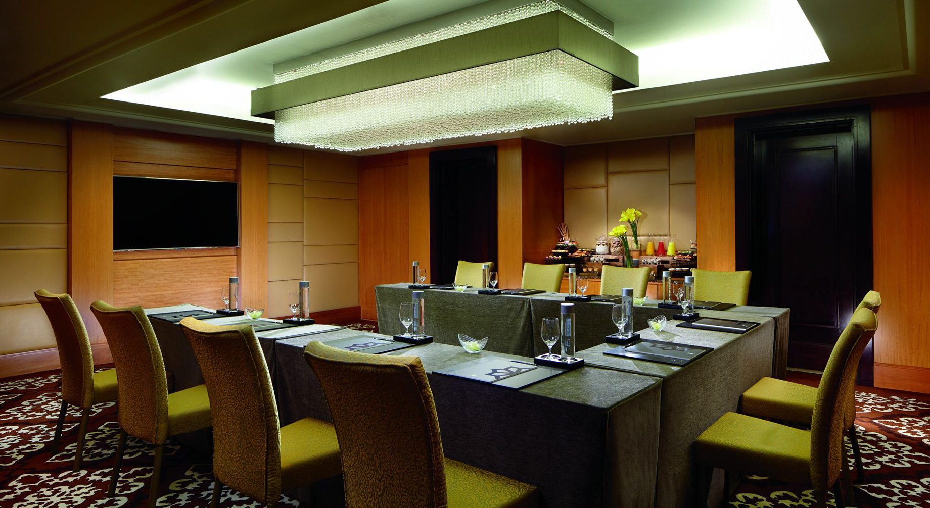 The Ritz-Carlton, Bangalore Hotel – Bangalore, Karnataka, India – Meeting Room