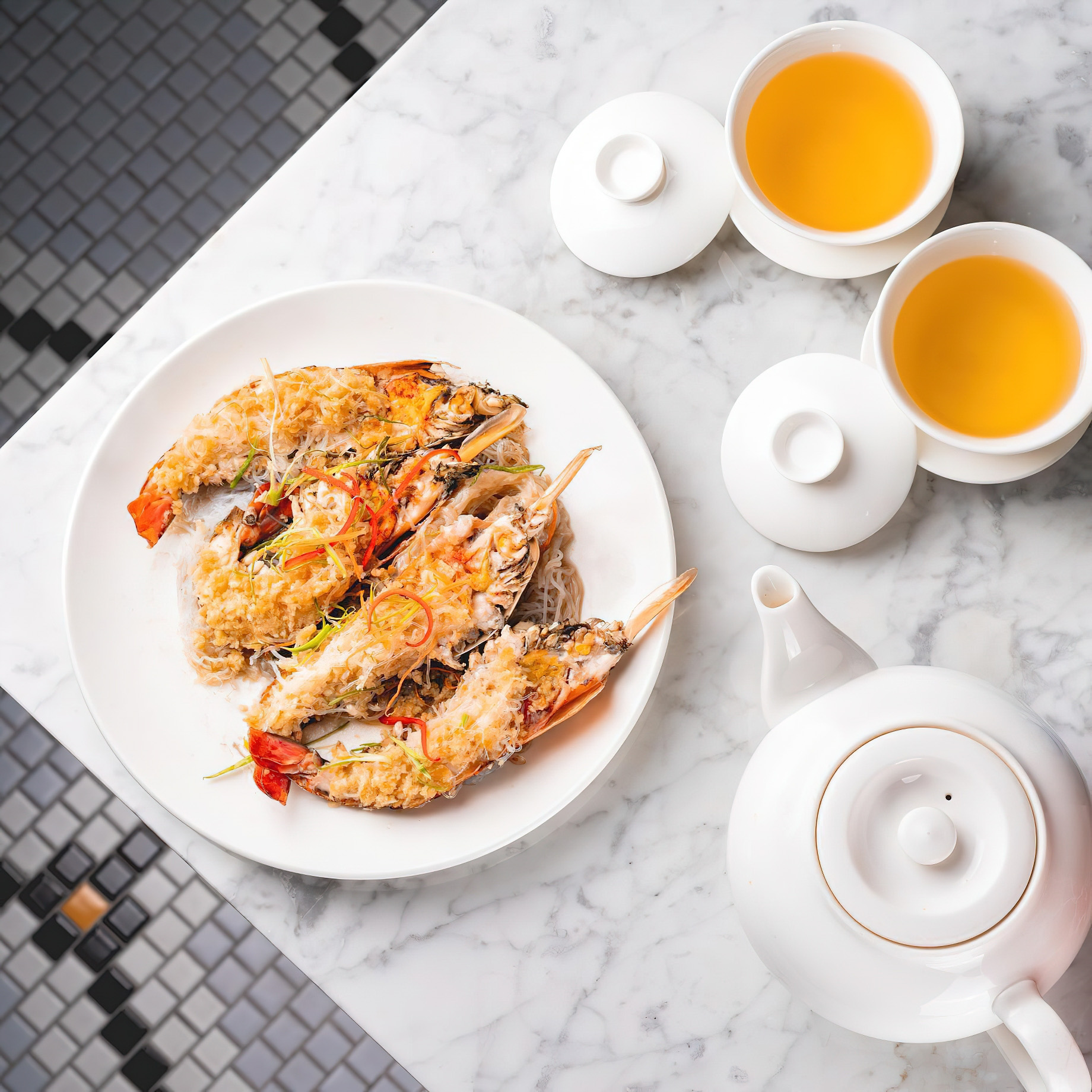 The Ritz-Carlton, Kuala Lumpur Hotel - Kuala Lumpur, Malaysia - Gourmet Prawns