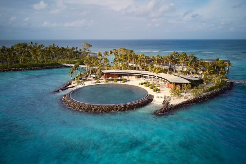 The Ritz-Carlton Maldives, Fari Islands Resort - North Male Atoll, Maldives - Culinary Iisland Aerial