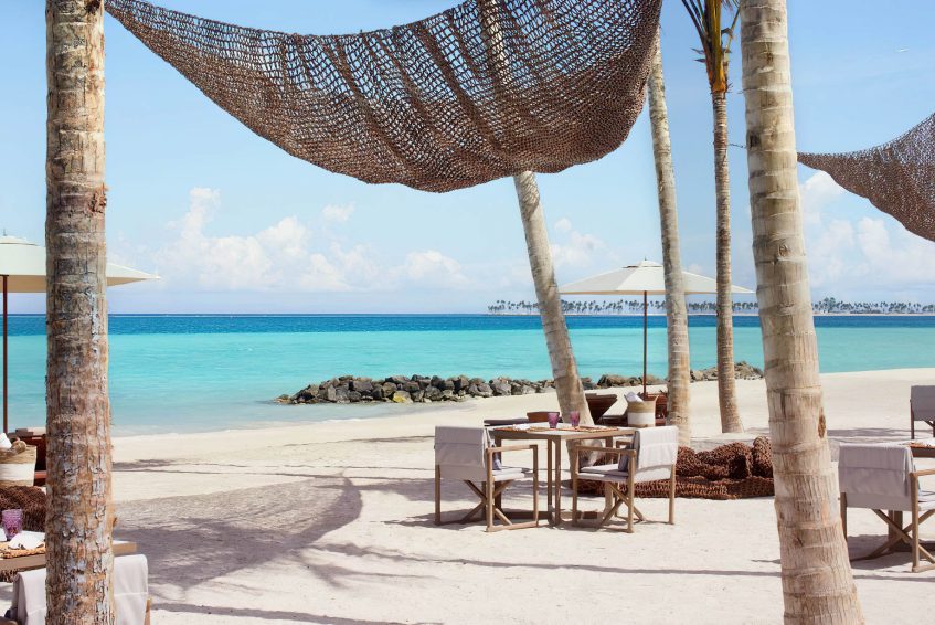 The Ritz-Carlton Maldives, Fari Islands Resort - North Male Atoll, Maldives - Beach Shack Outdoor Tables