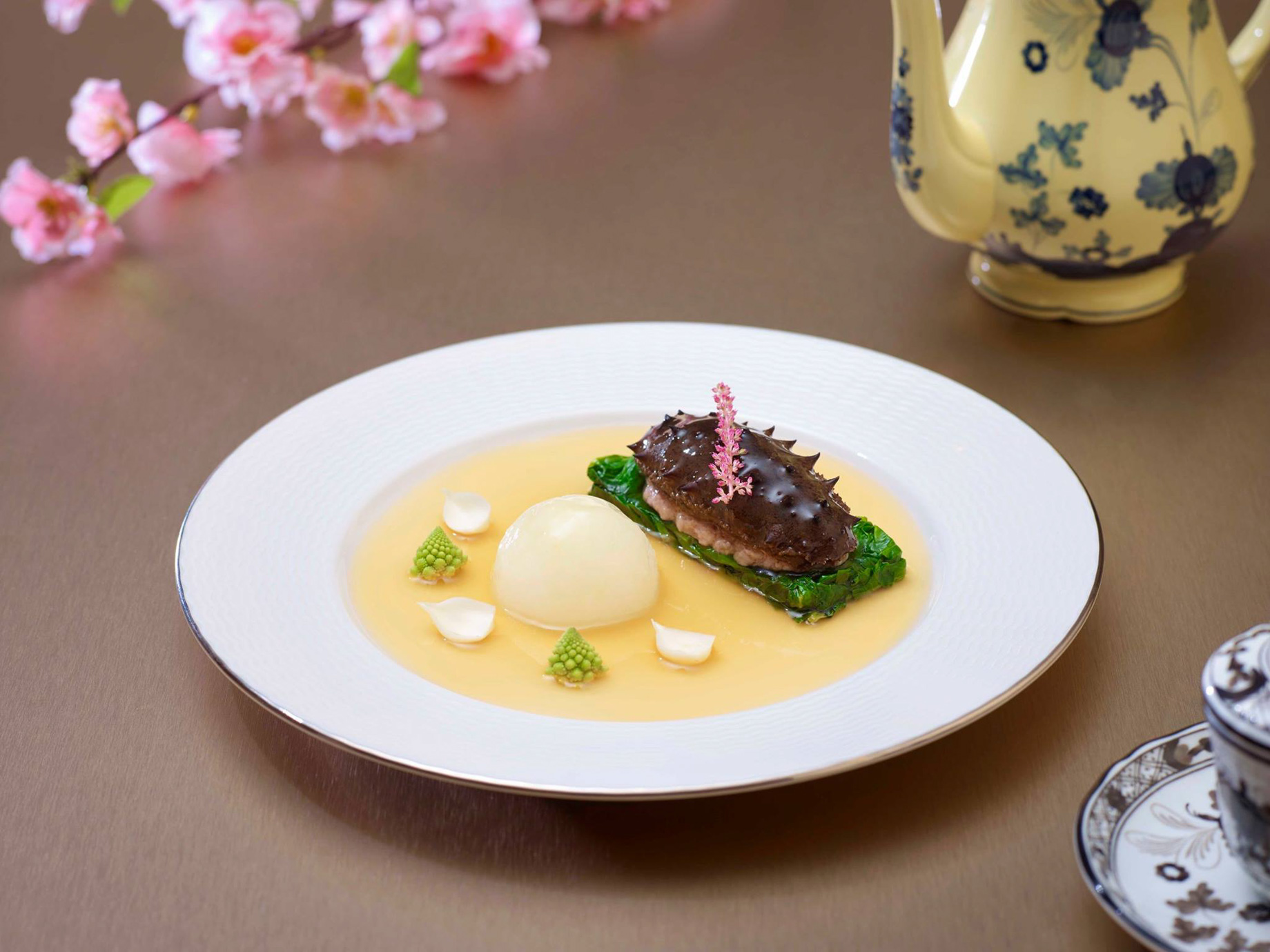 The Ritz-Carlton, Millenia Singapore Hotel - Singapore - Prickly Sea Cucumber Stuffed with Ibérico Pork
